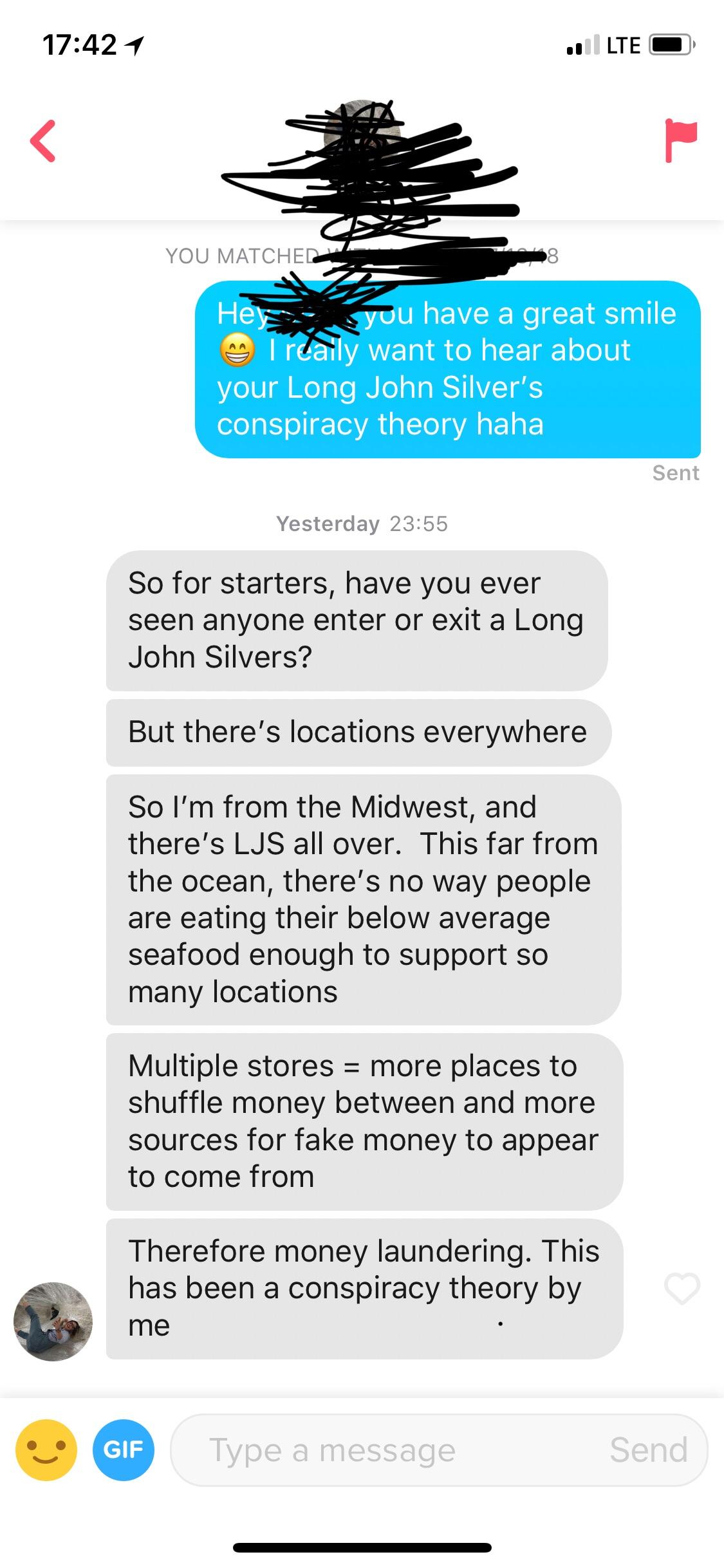 Fishy Business at Long John Silvers... Tinder