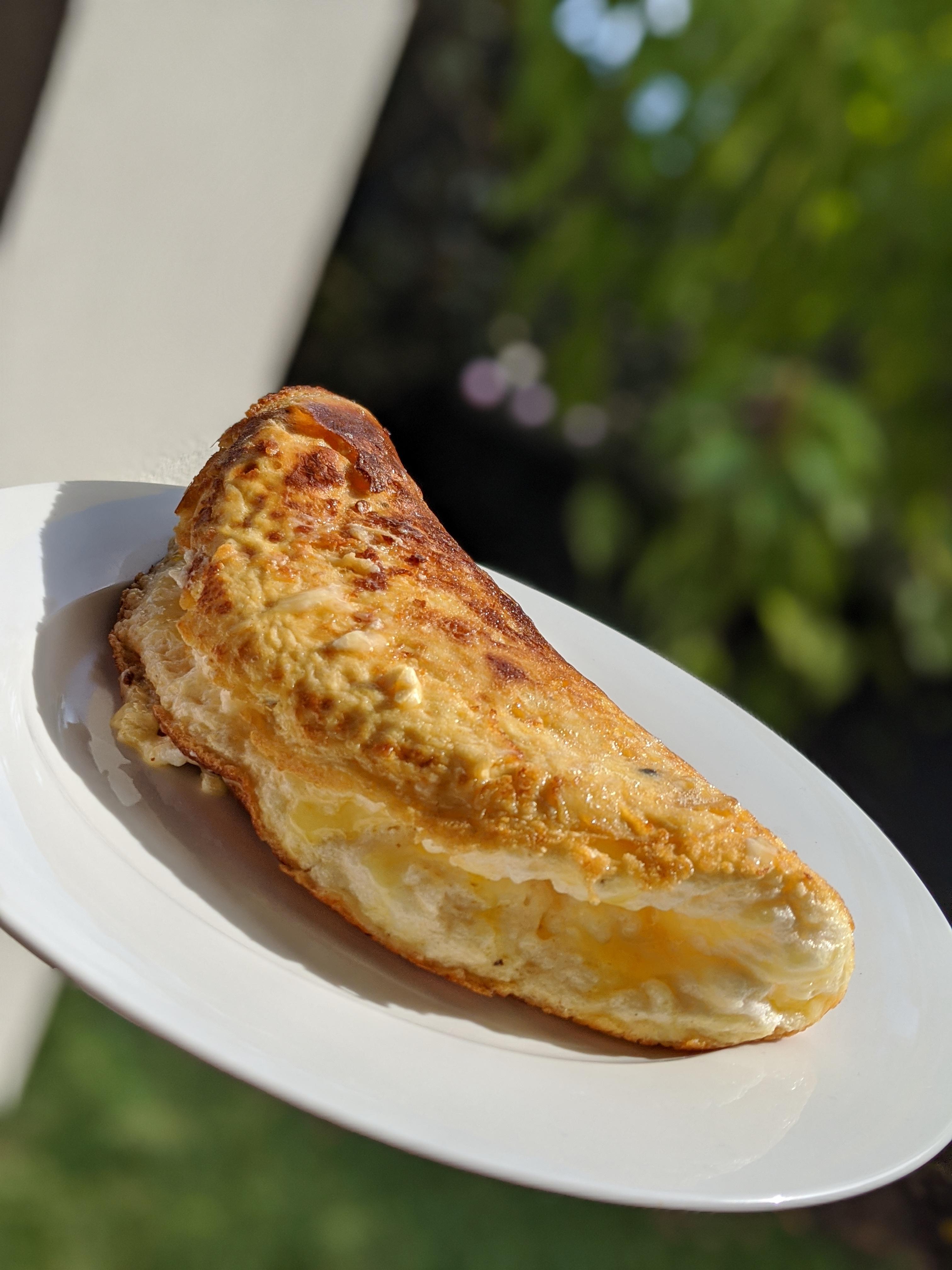 [Homemade] Cheese Omelette Souffle r/food