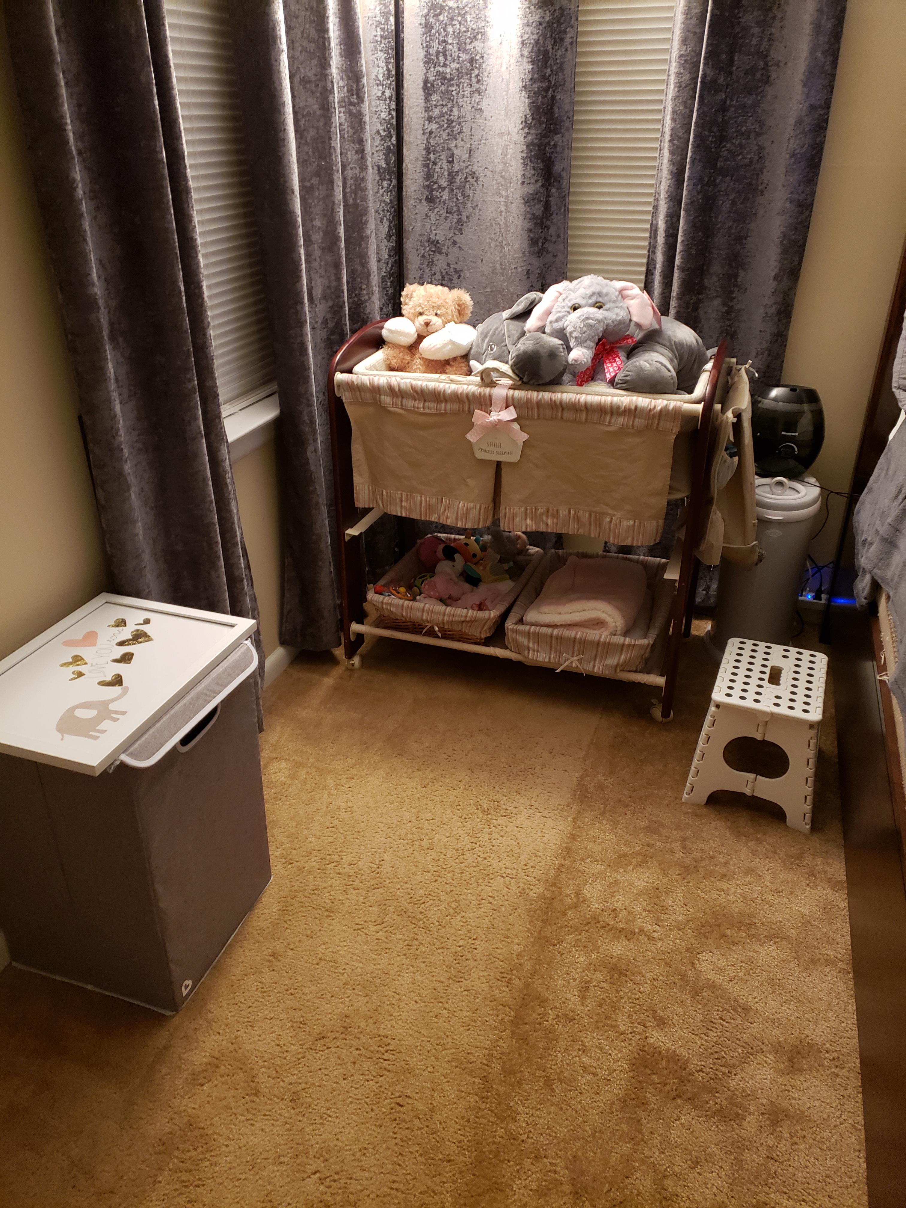 Making Room For Baby In One Bedroom Apartment All done making room for baby girl in our 1 bedroom apartment for her