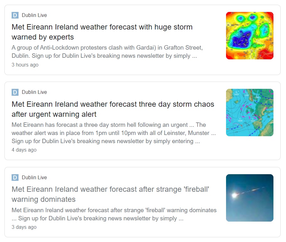 Dublin Live loving the meteor showers and showers this week. r/Dublin