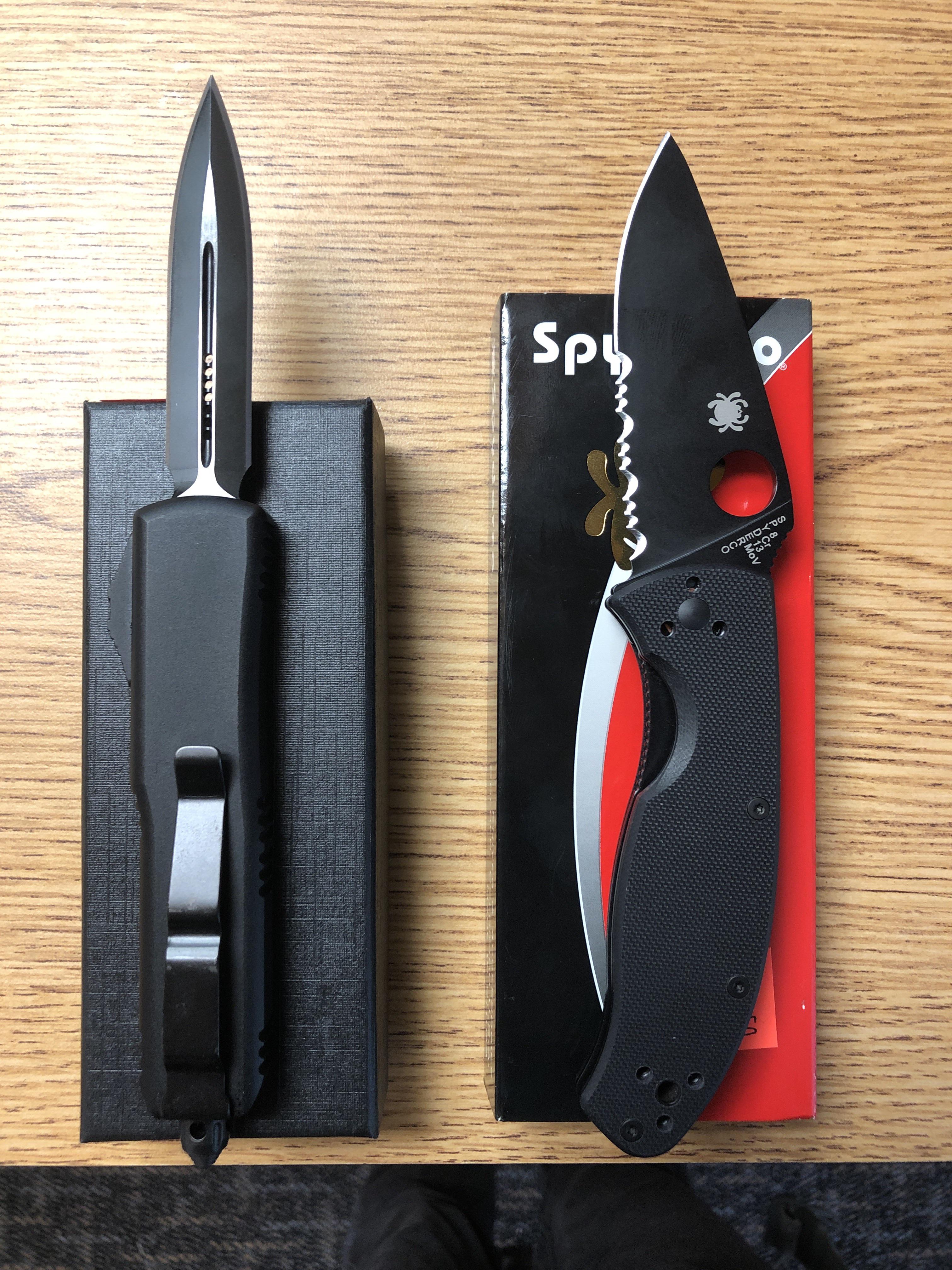 Hey guys, I just recently bought a Microtech UTX70 clone at a knife