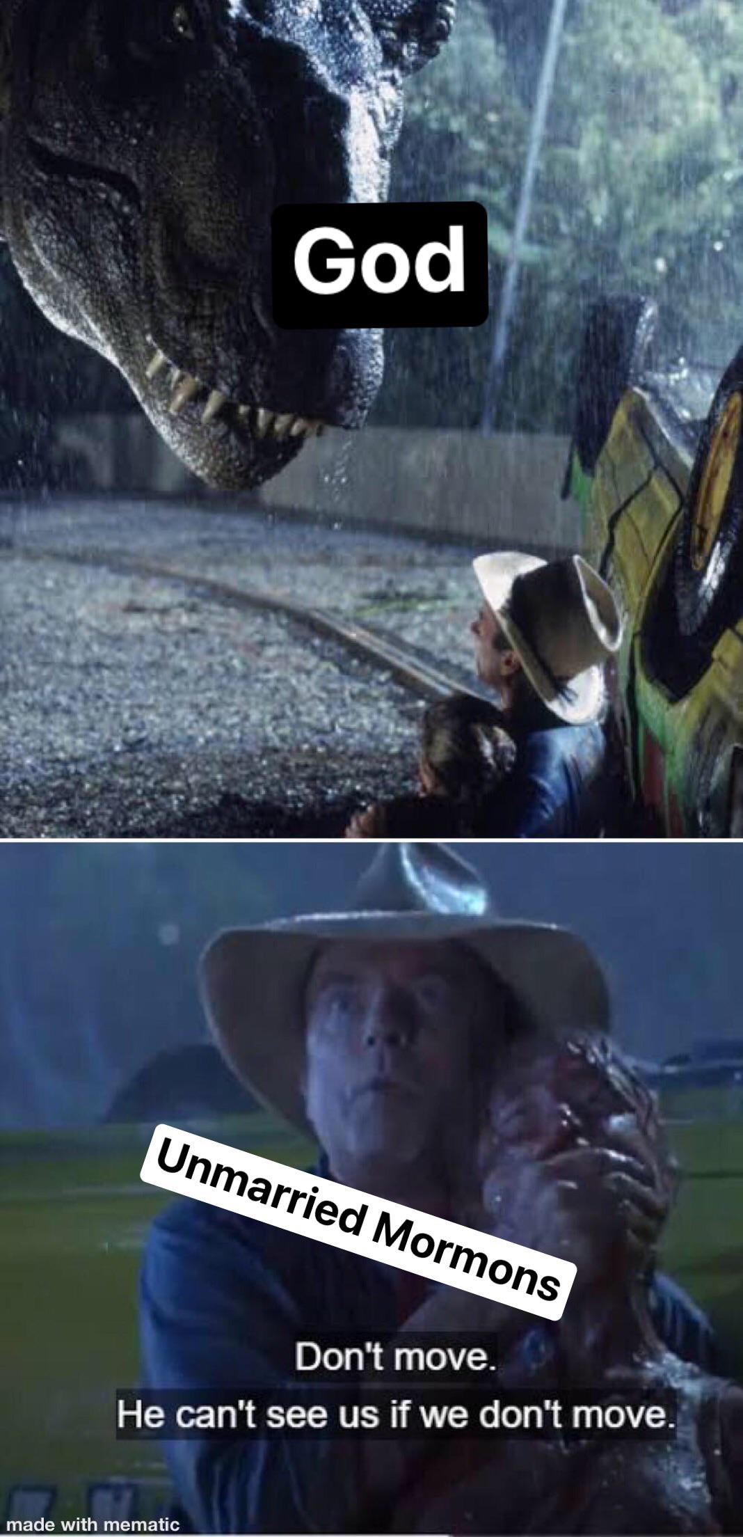 This has probable been done one zillion times but oh well r/JurassicMemes