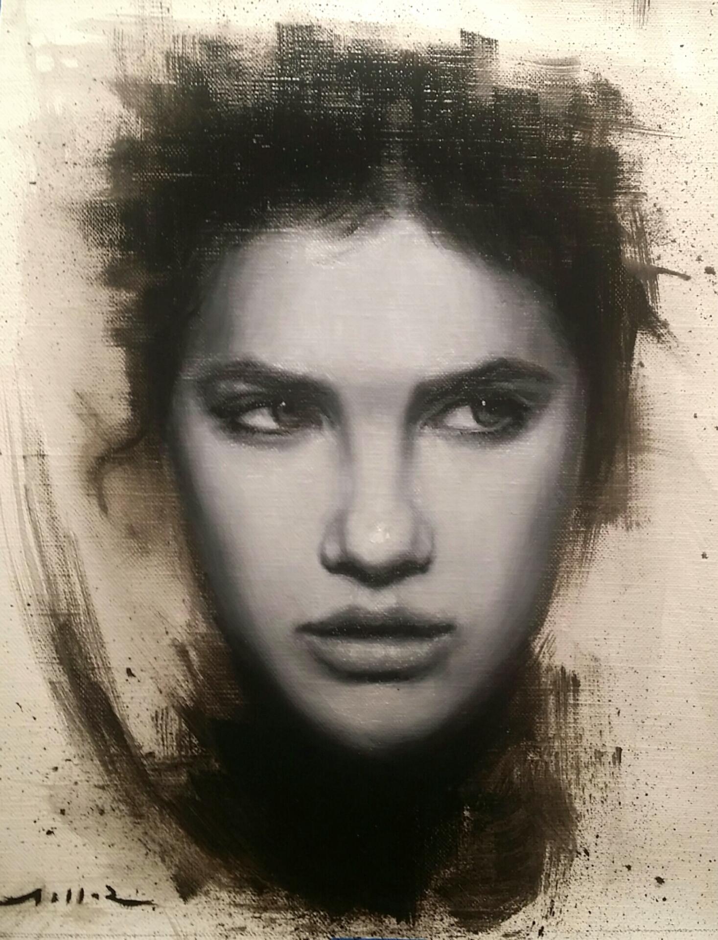 Alla prima value study, 8x10", oil on linen r/painting