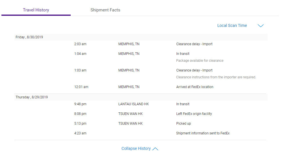 FedEx tracking number not updating? ADISC.org