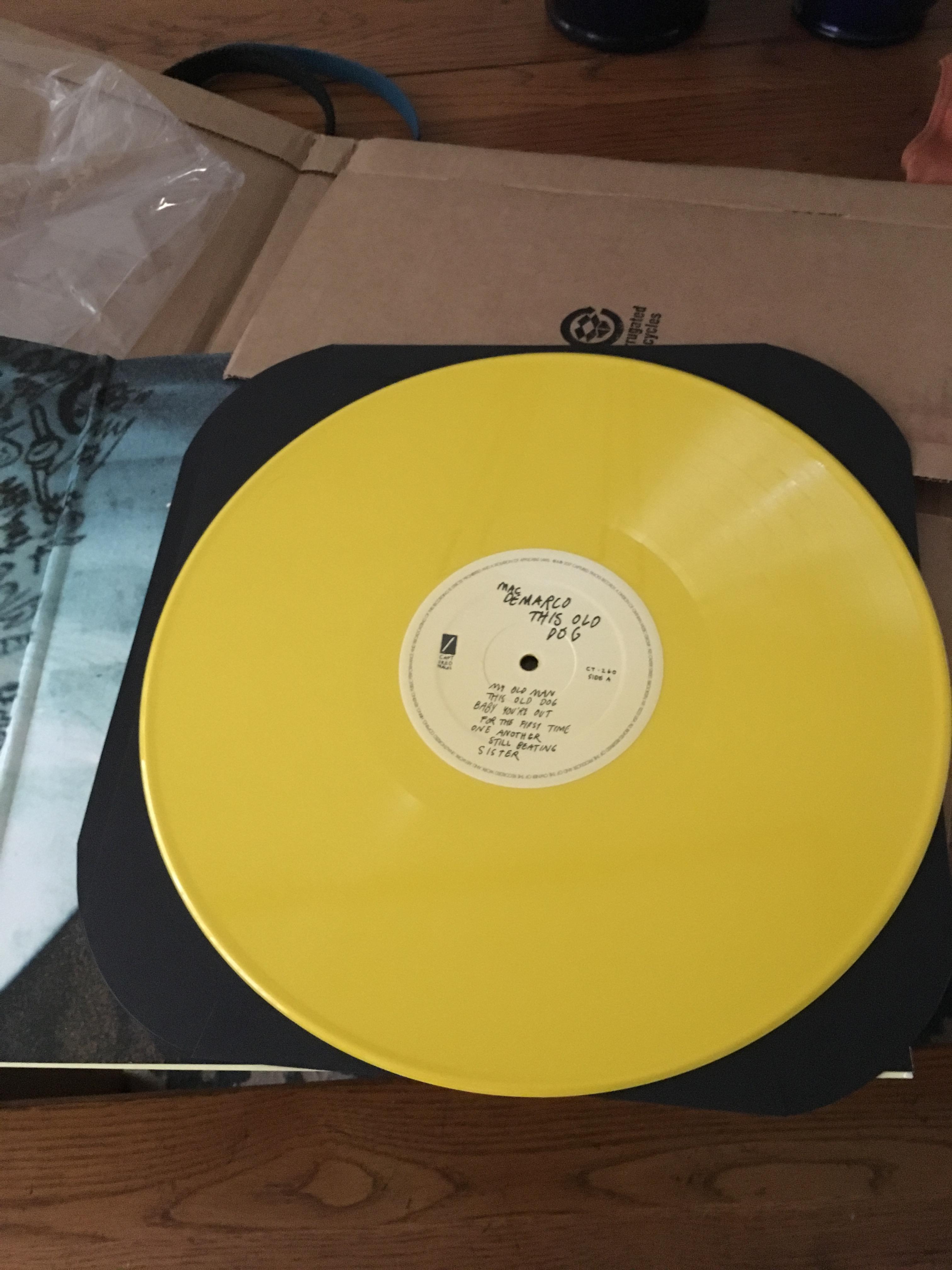 Got my vinyl..solid yellow tell me how to feel? r/macdemarco