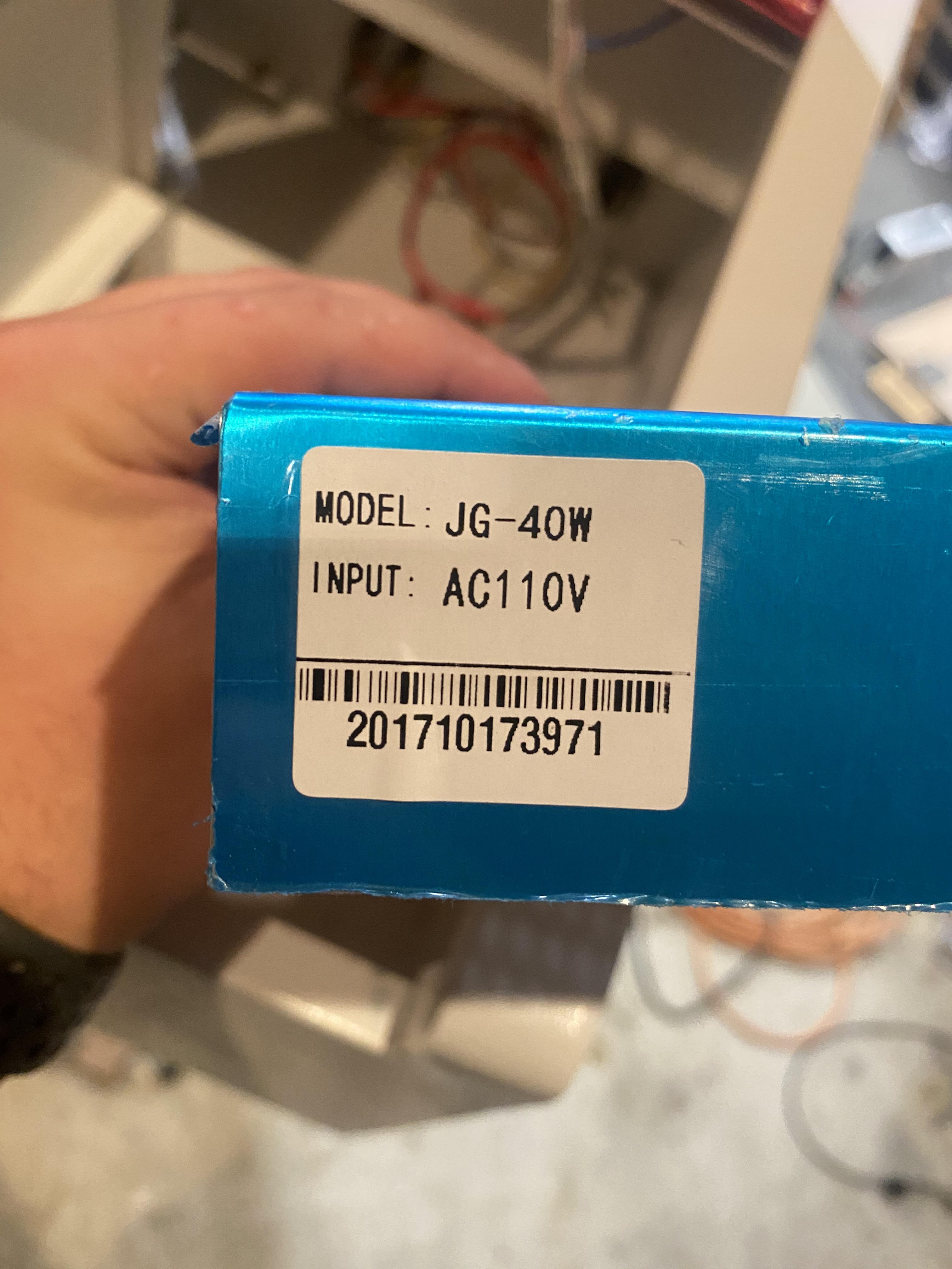 Can anyone with a standard k40 and this power supply help me out with