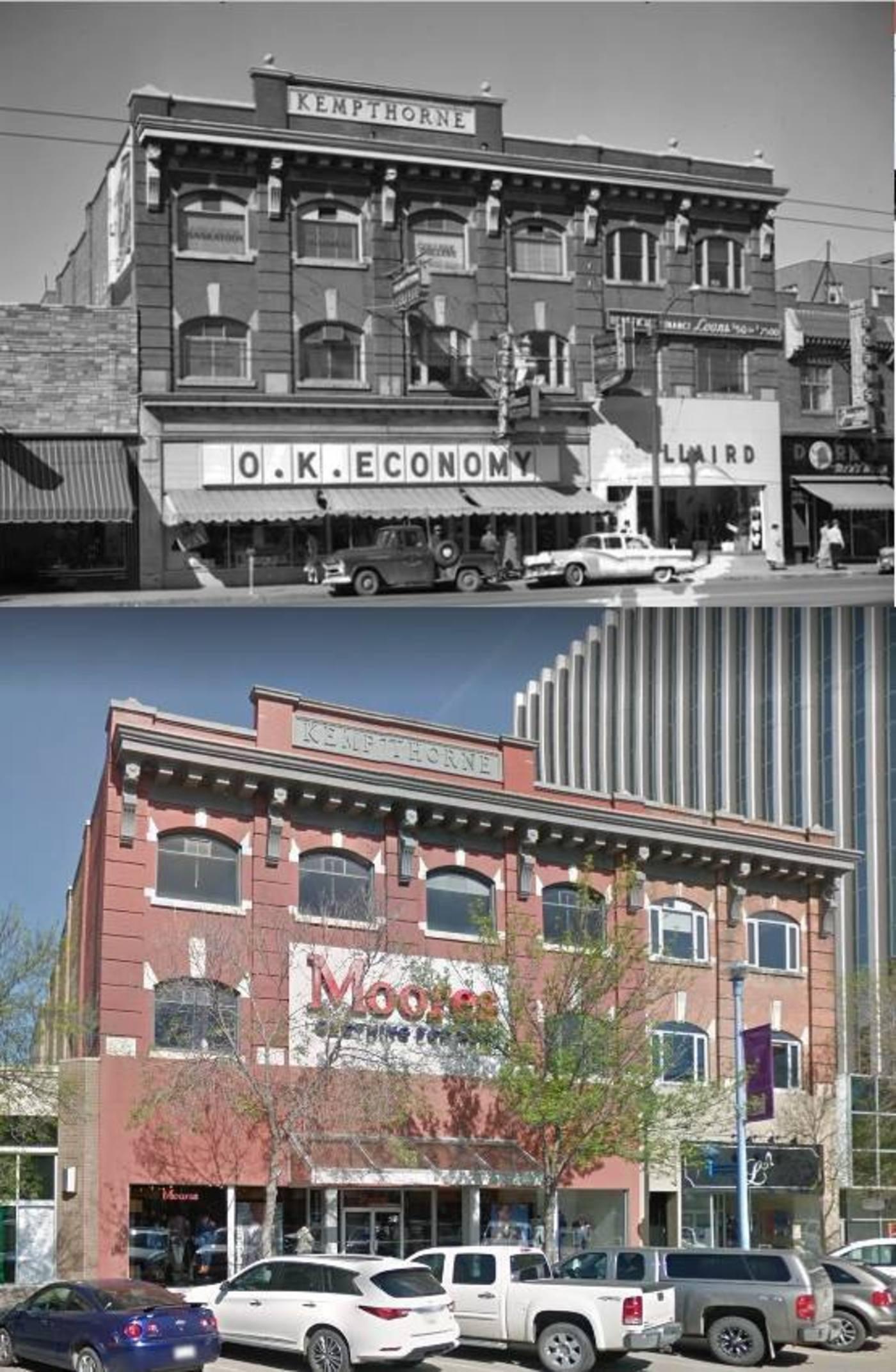 Vintage Saskatoon The Kempthorne Building. The past and the present