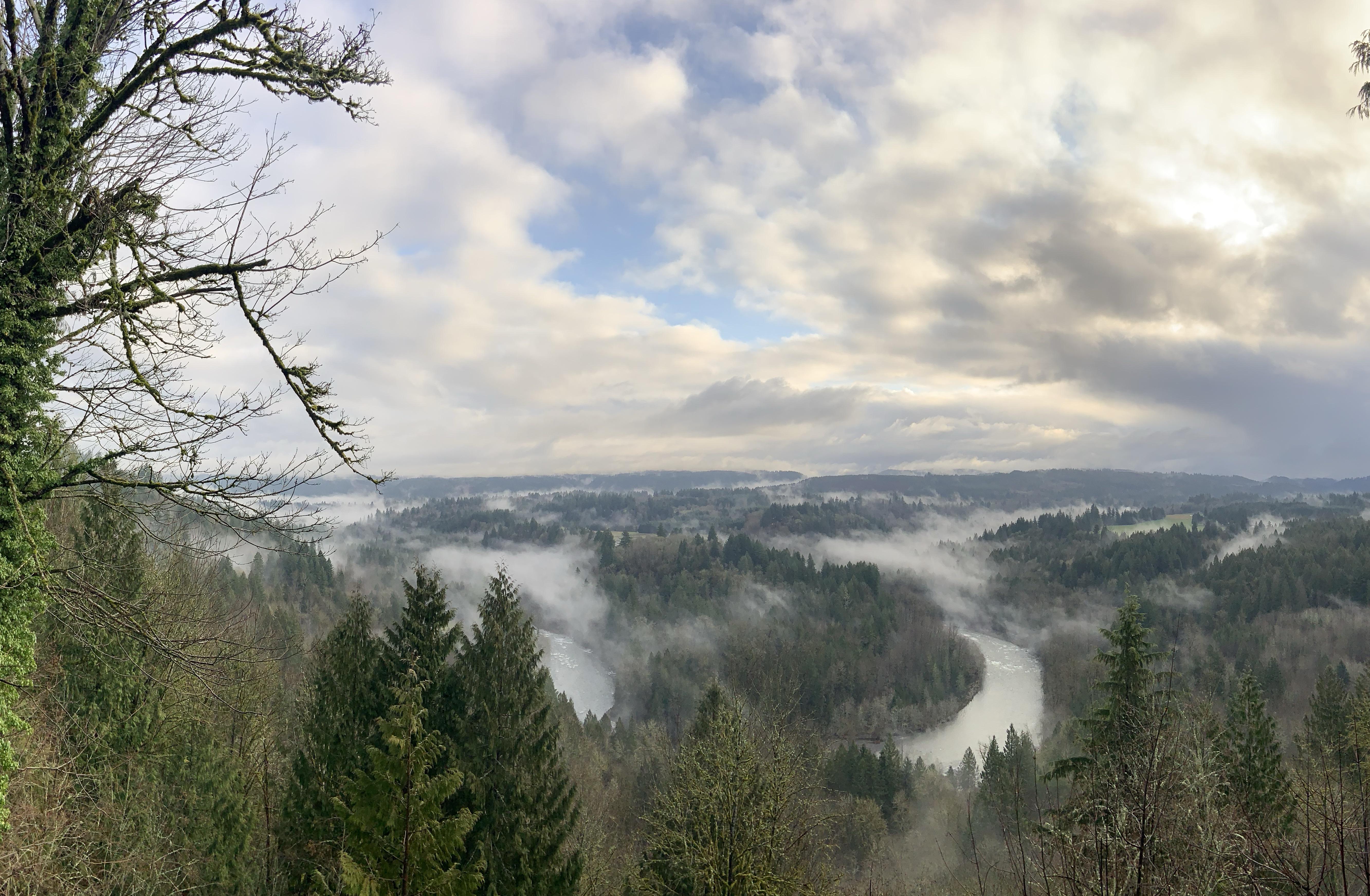 This view from our VRBO house Sandy, OR r/oregon