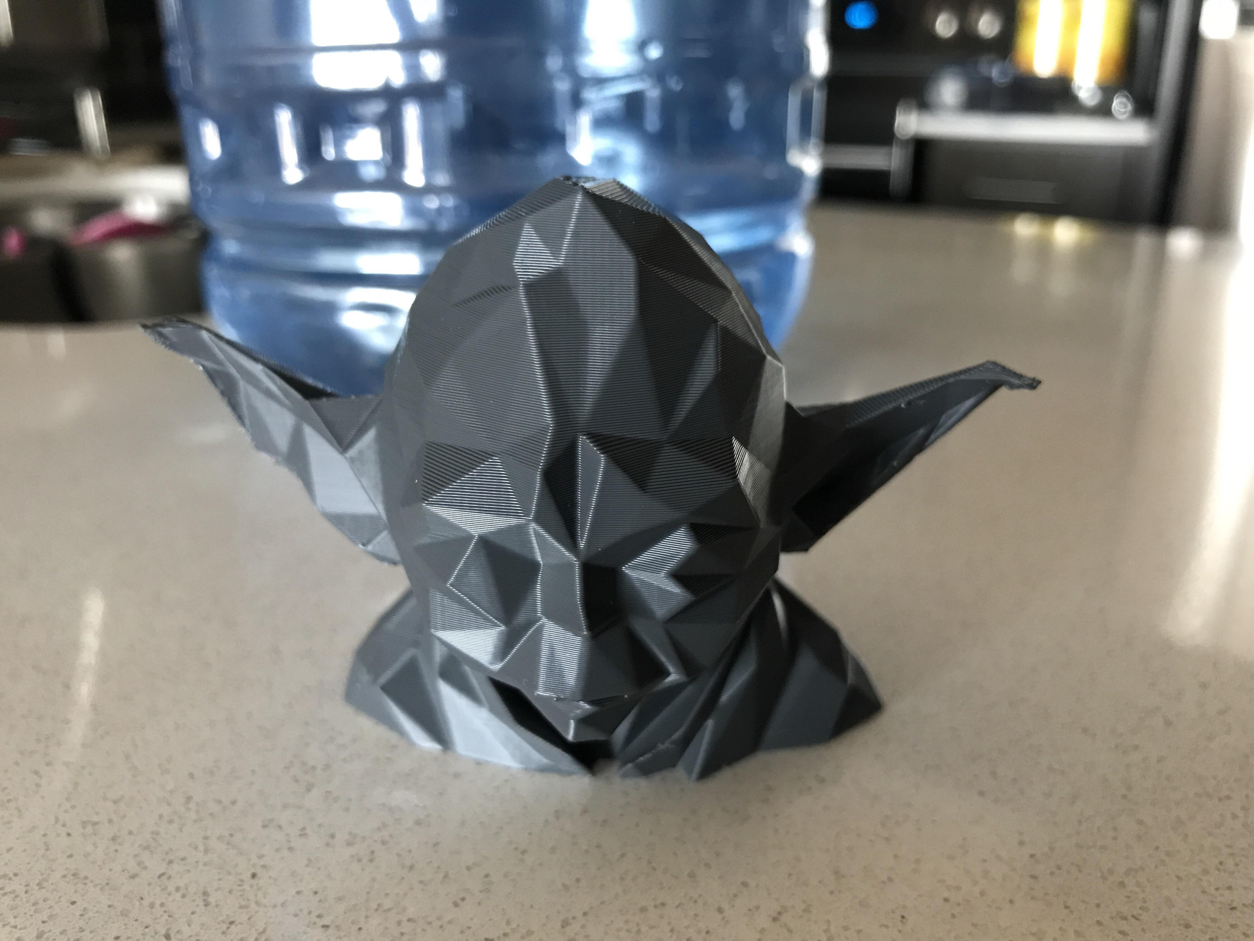 3D printed Yoda bust r/3Dprinting