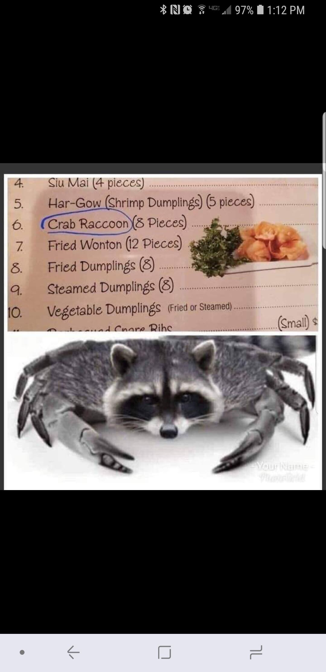 So that's the imitation crab meat... r/engrish