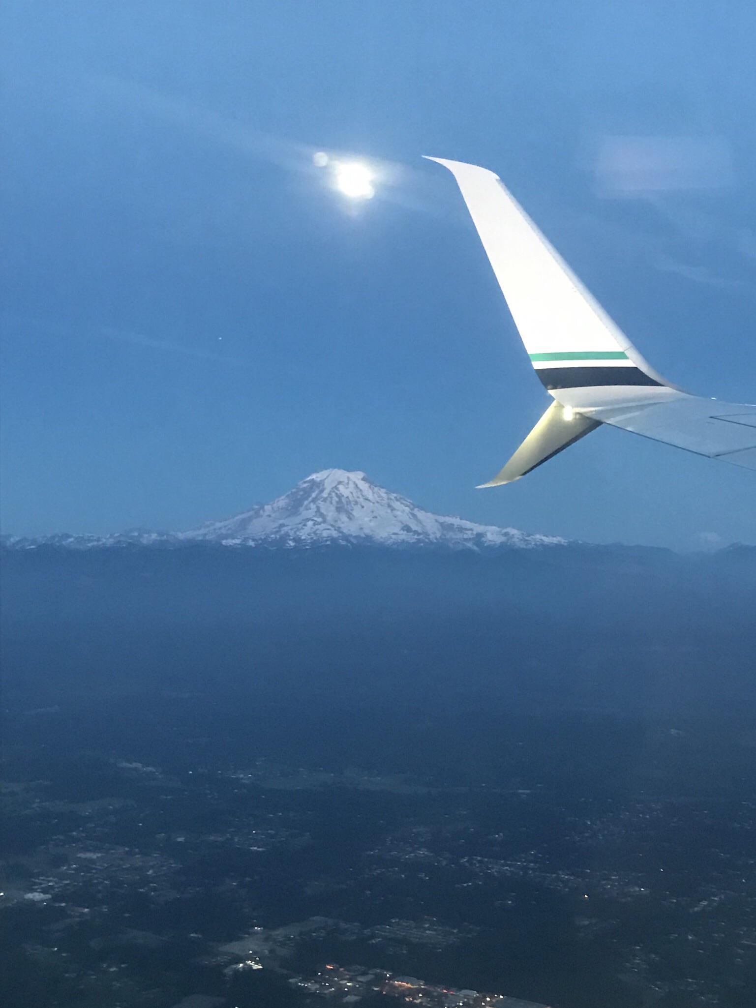 View while flying into Seattle r/Seattle