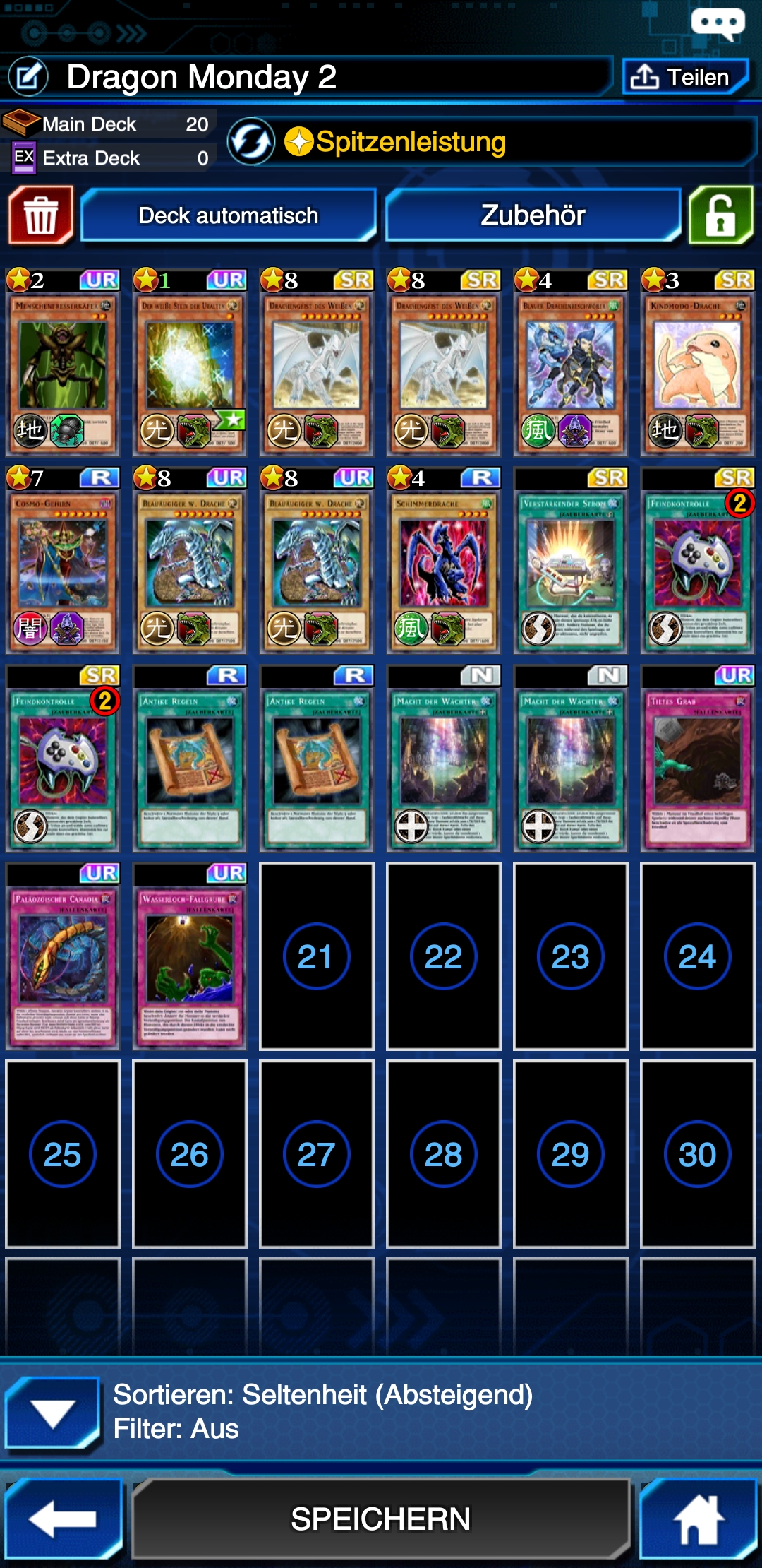 Here's my f2p blue eyes deck I threw together recently. I'm fairly new