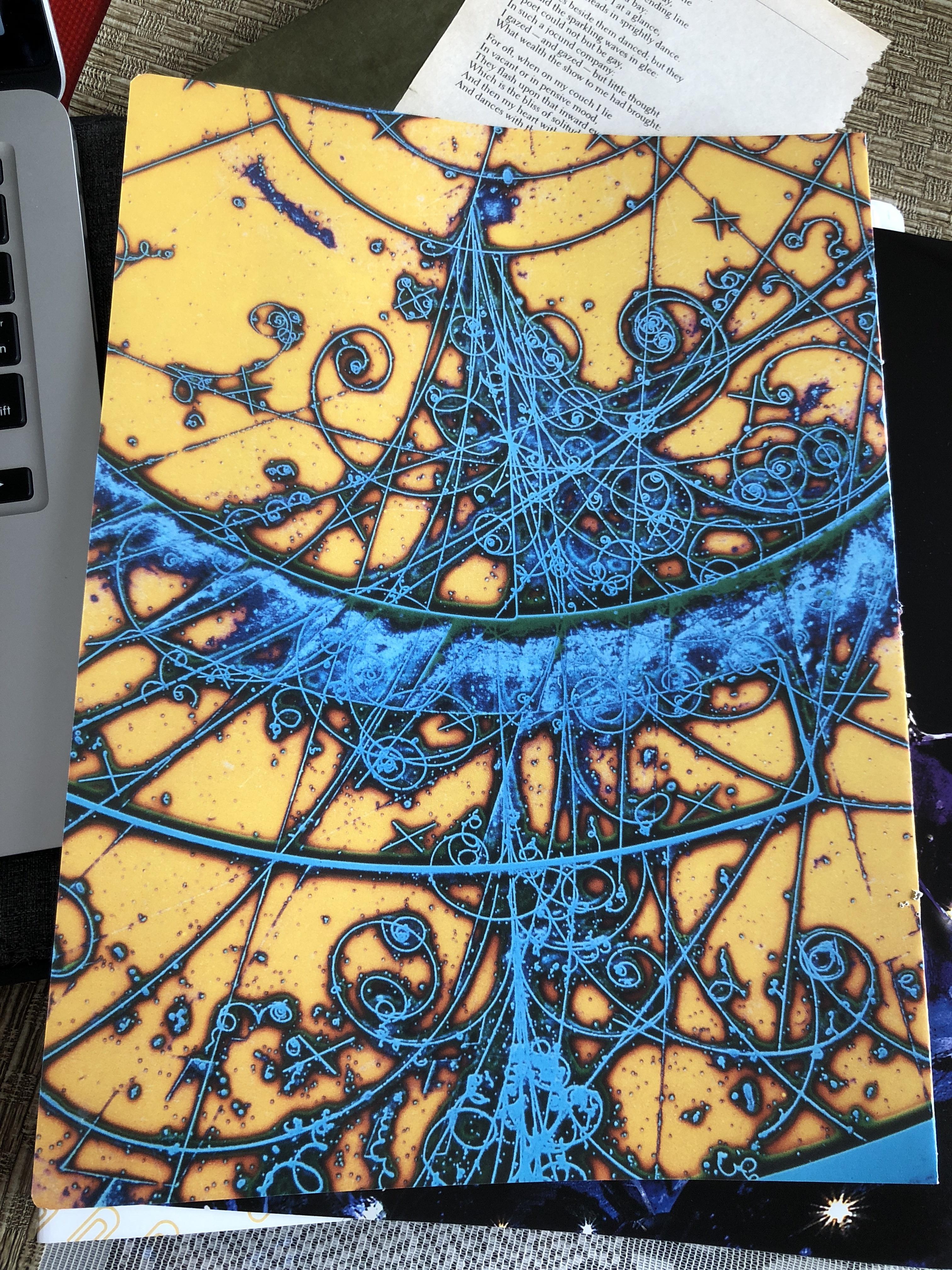 Is This It album cover a picture of a bubble chamber i found while