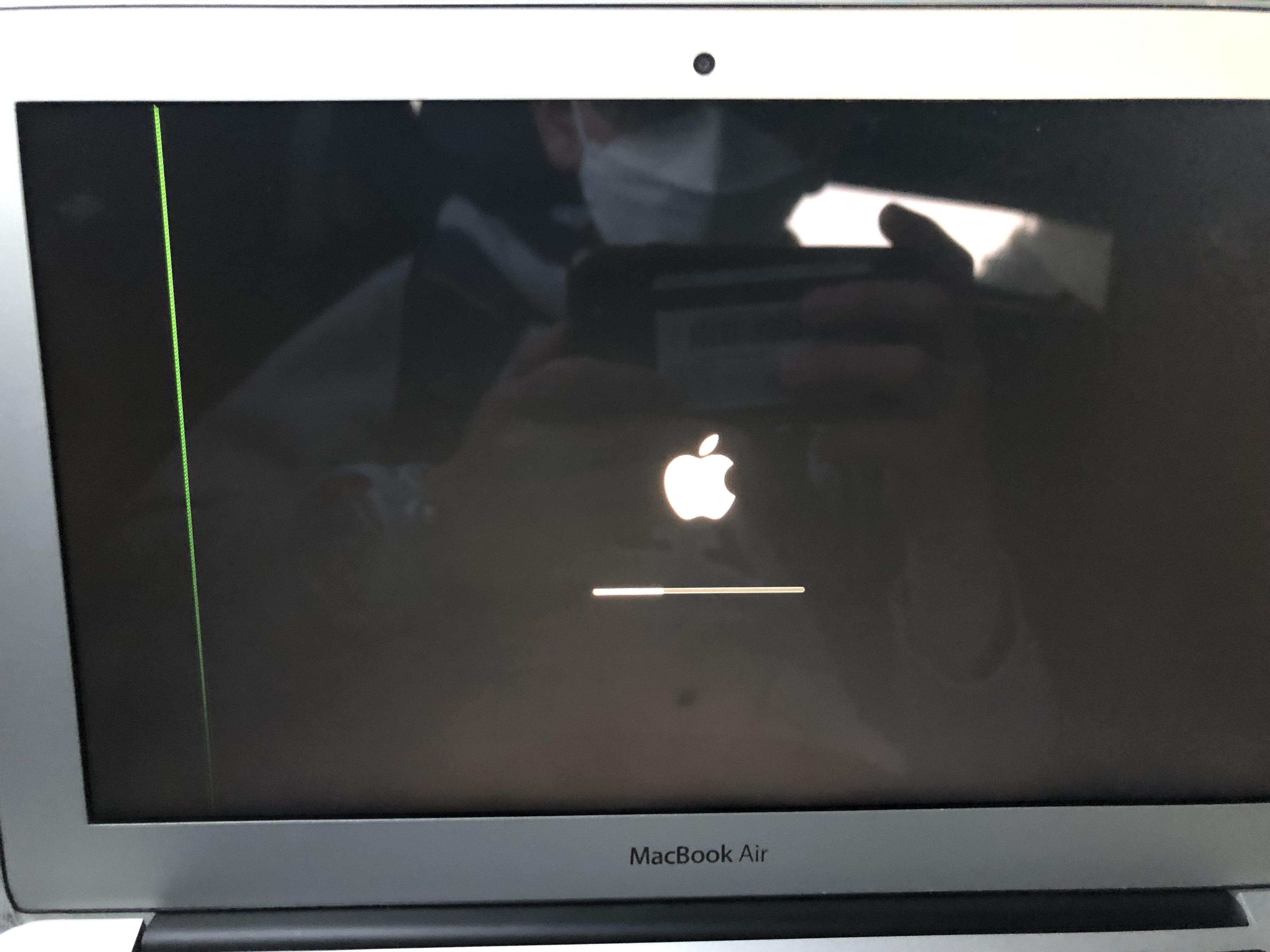 Why is there a green line on my 2013 MacBook Air? r/mac