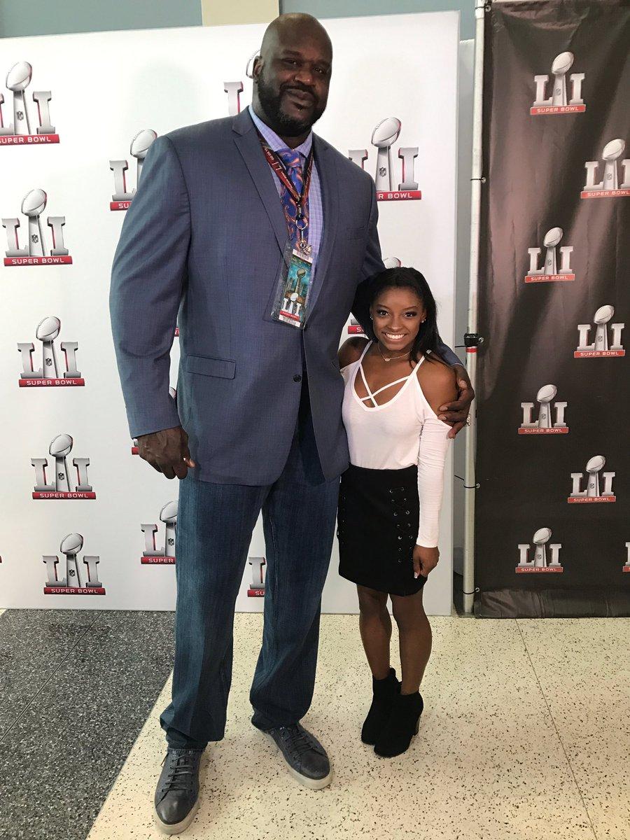 Shaquille Oneal 71 And Simone Biles 48 Rtall