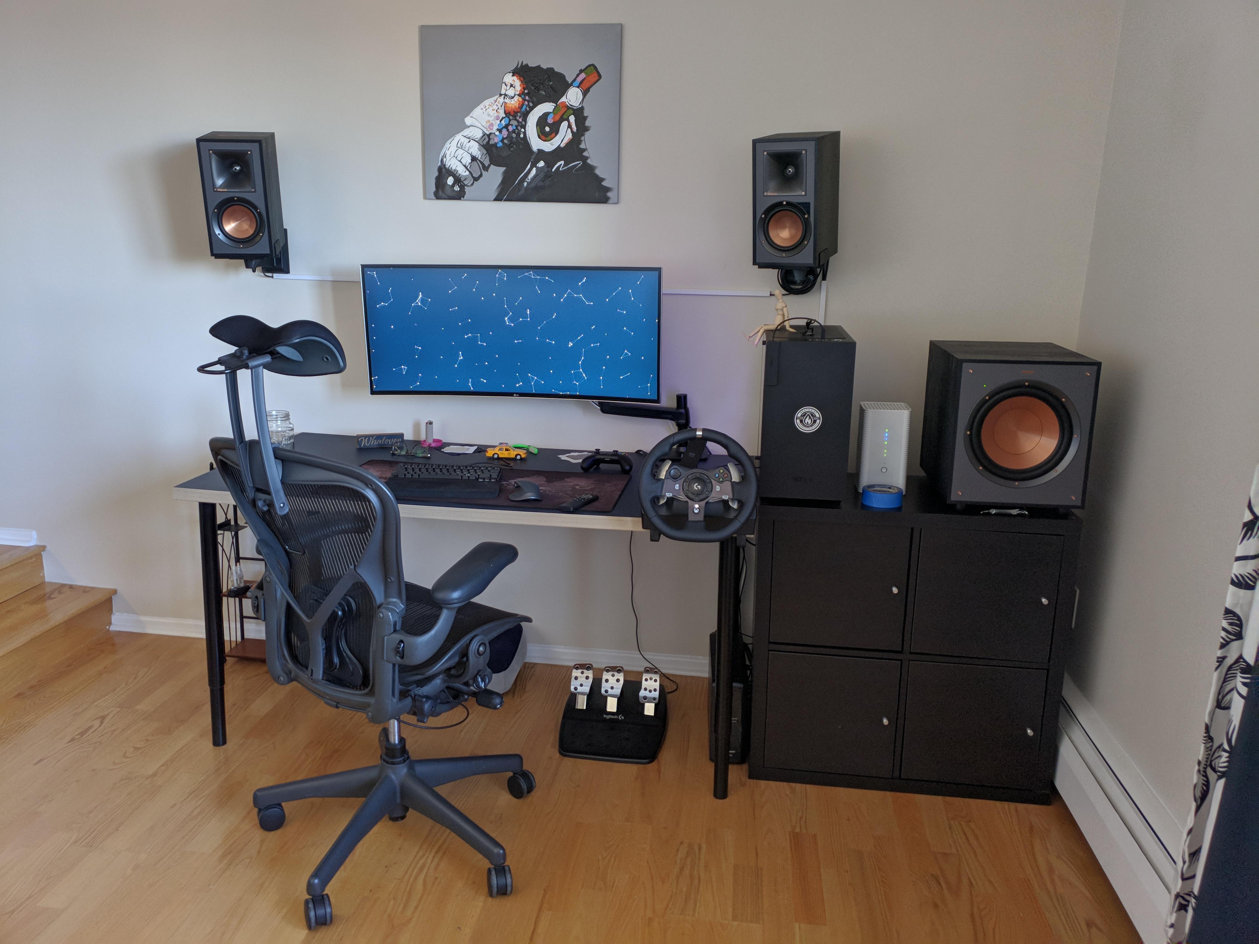 My first "proper" audio setup, R51PM & R100SW r/audiophile