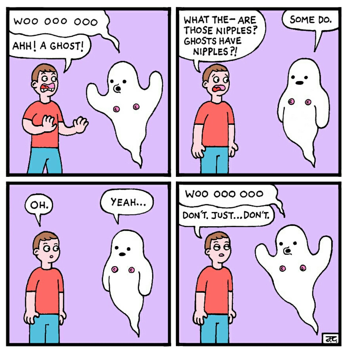 Nipple Ghost [OC] : comics
