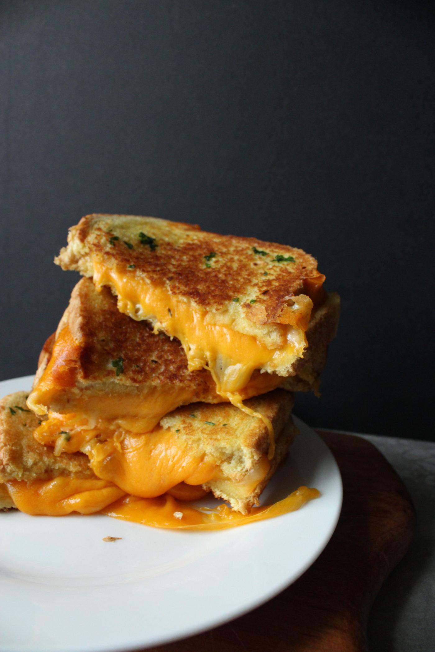 Garlic Bread Grilled Cheese r/grilledcheese