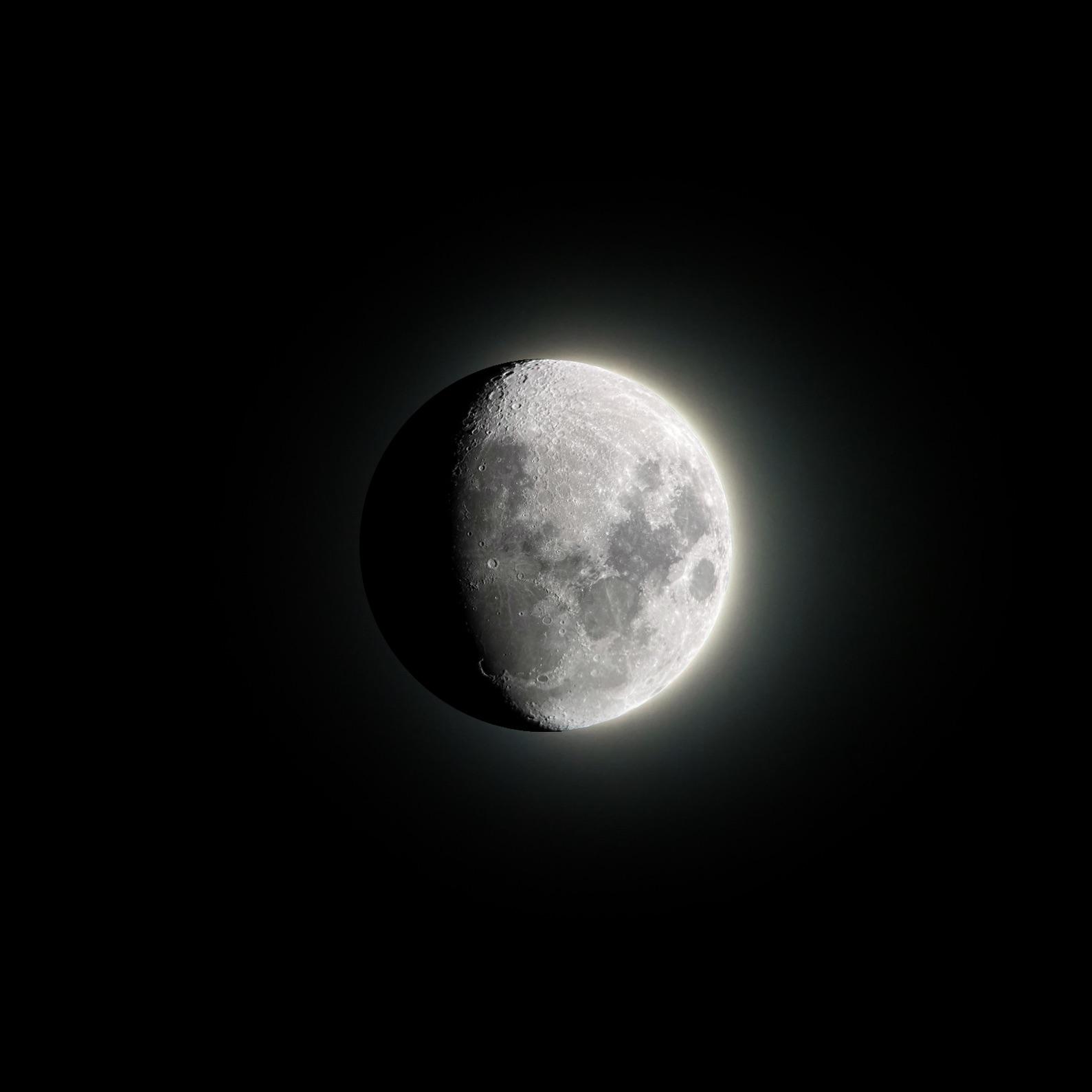 Moon Glow r/astrophotography