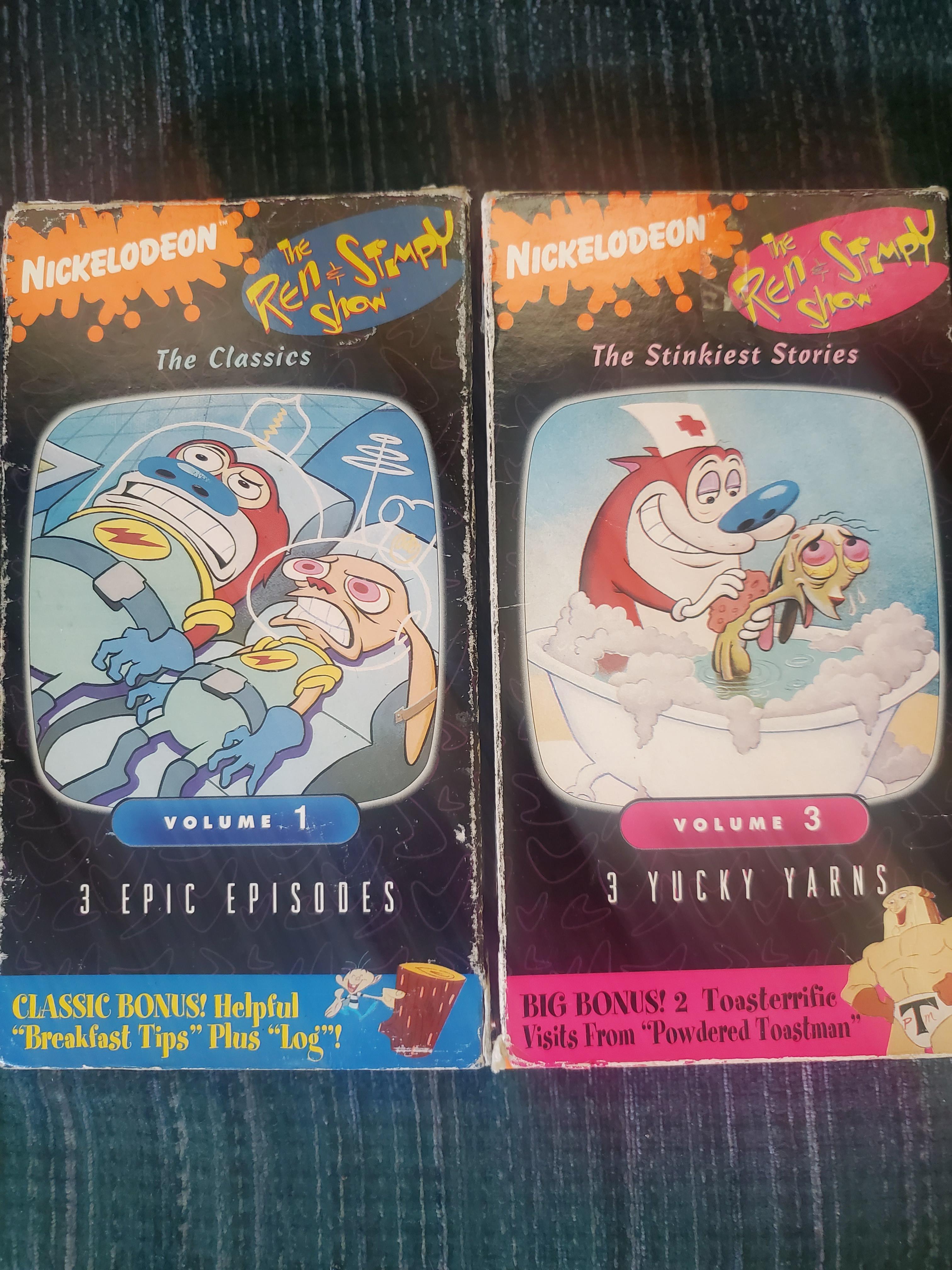 Found 2 vhs tapes of The Ren & Stimpy for only 10 cents at my local
