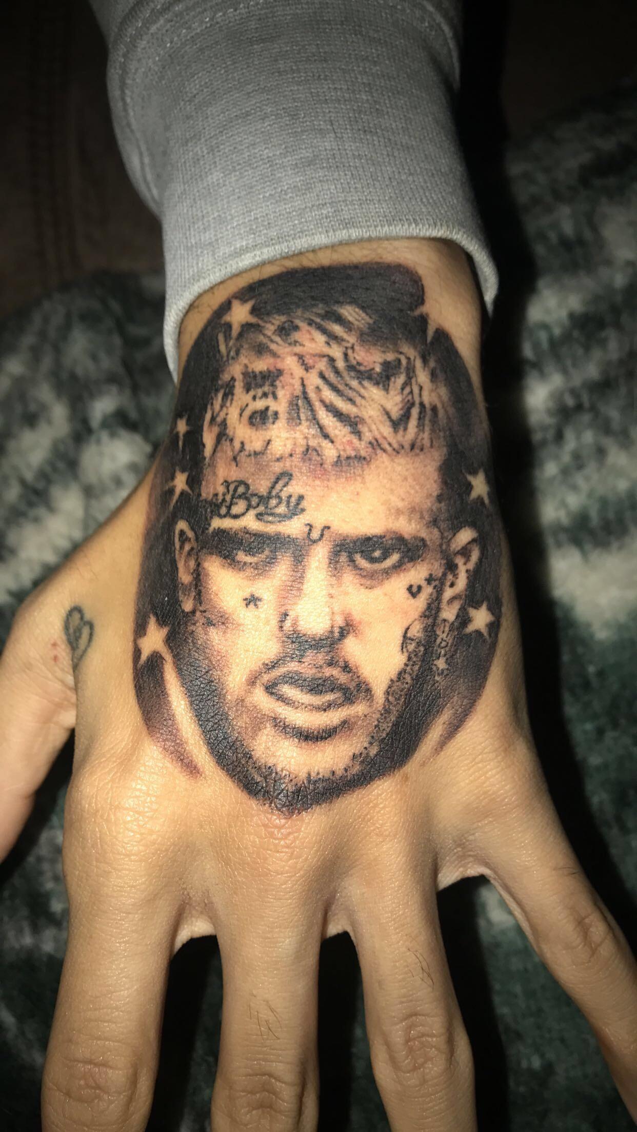 I Got Lil Peeps Portrait Tatted On My Hand Lilpeep