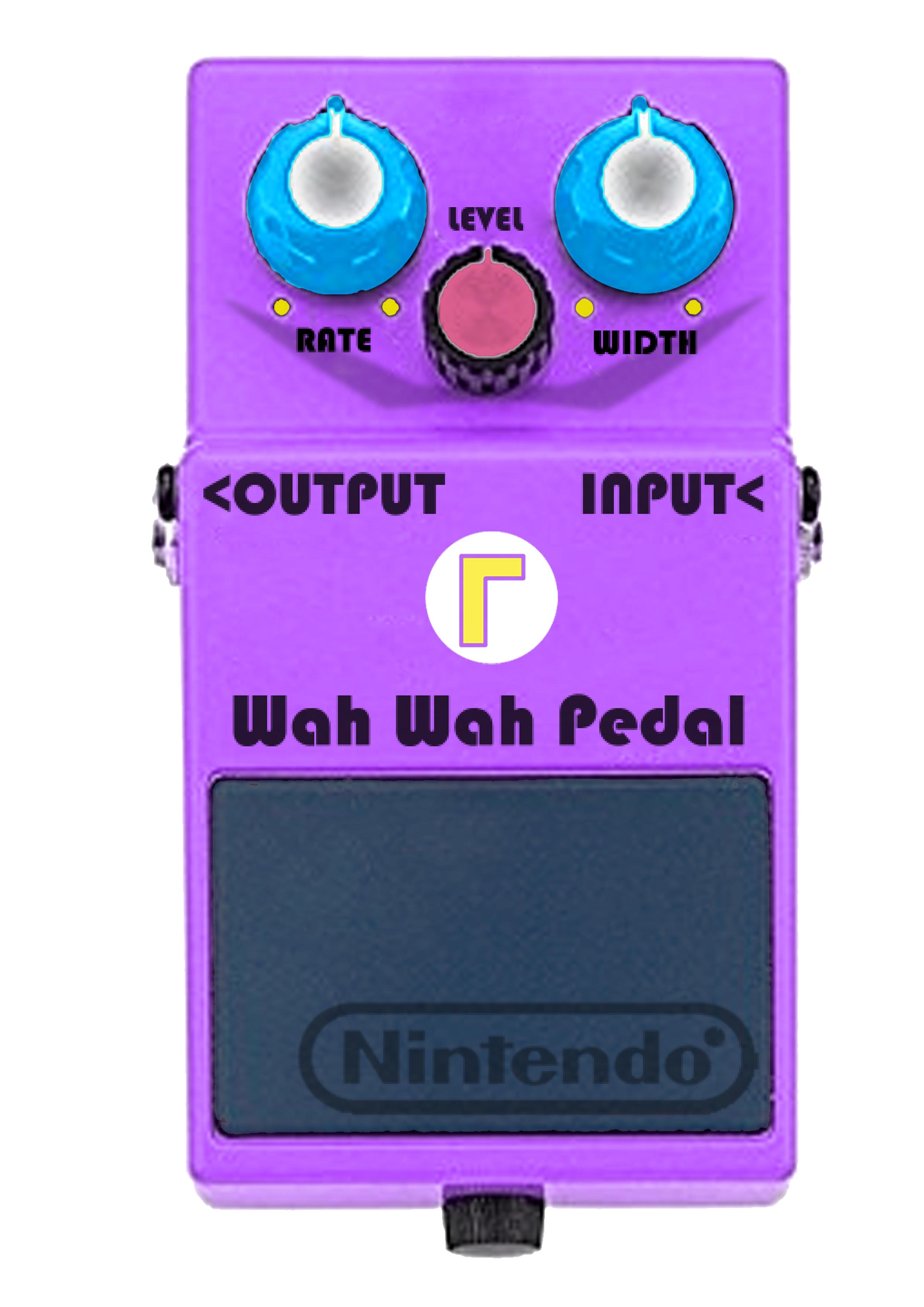 Wah Wah Pedal by Nintendo, hope this hasn't been done before r/guitarpedals
