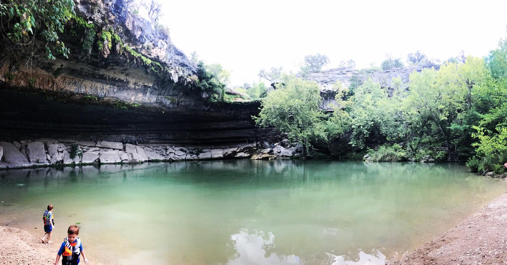 Texas Swimming Holes Hamilton Pool, Dripping Springs. A little slice