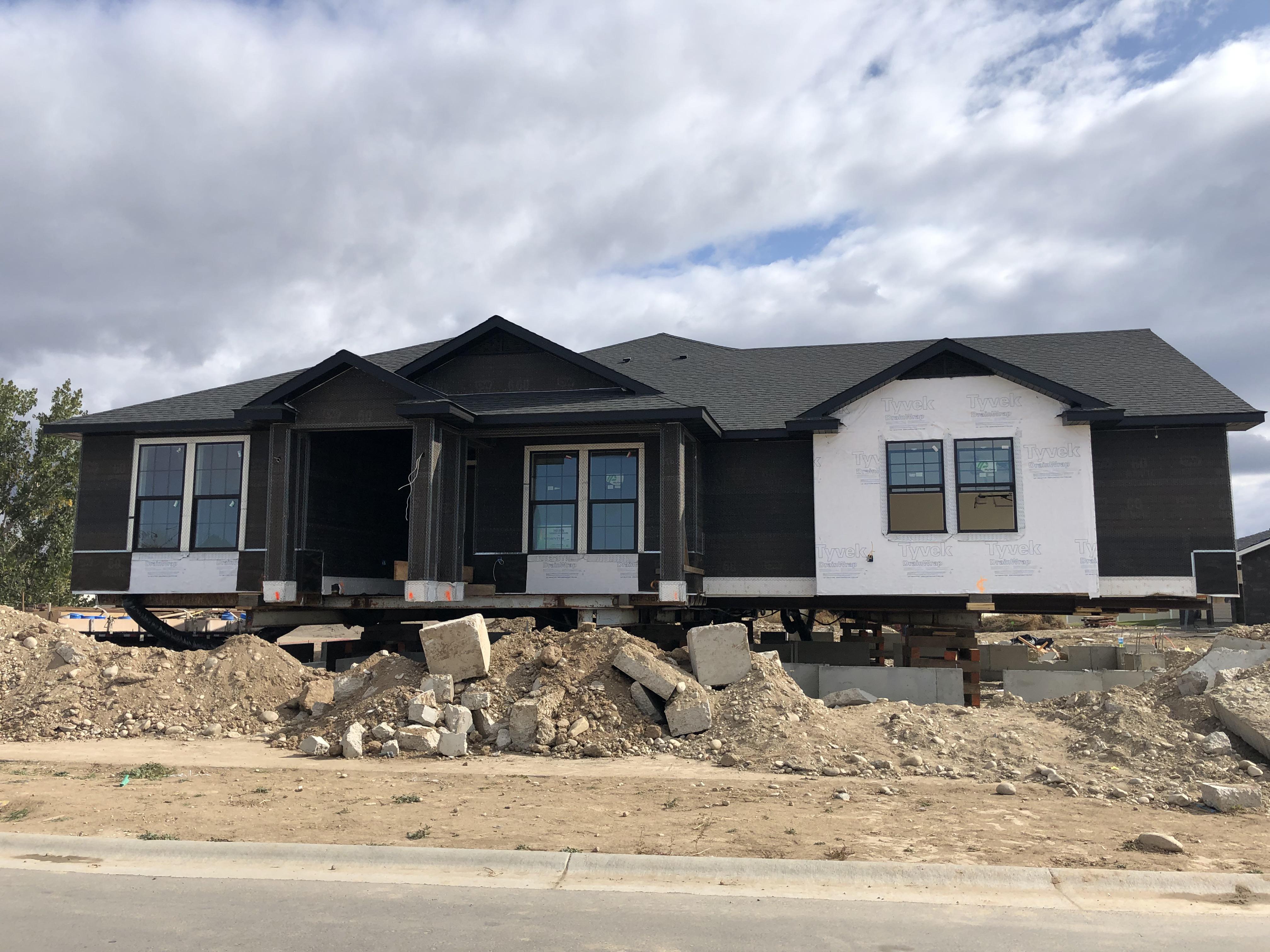 Brand new house built in the wrong spot and too close to the