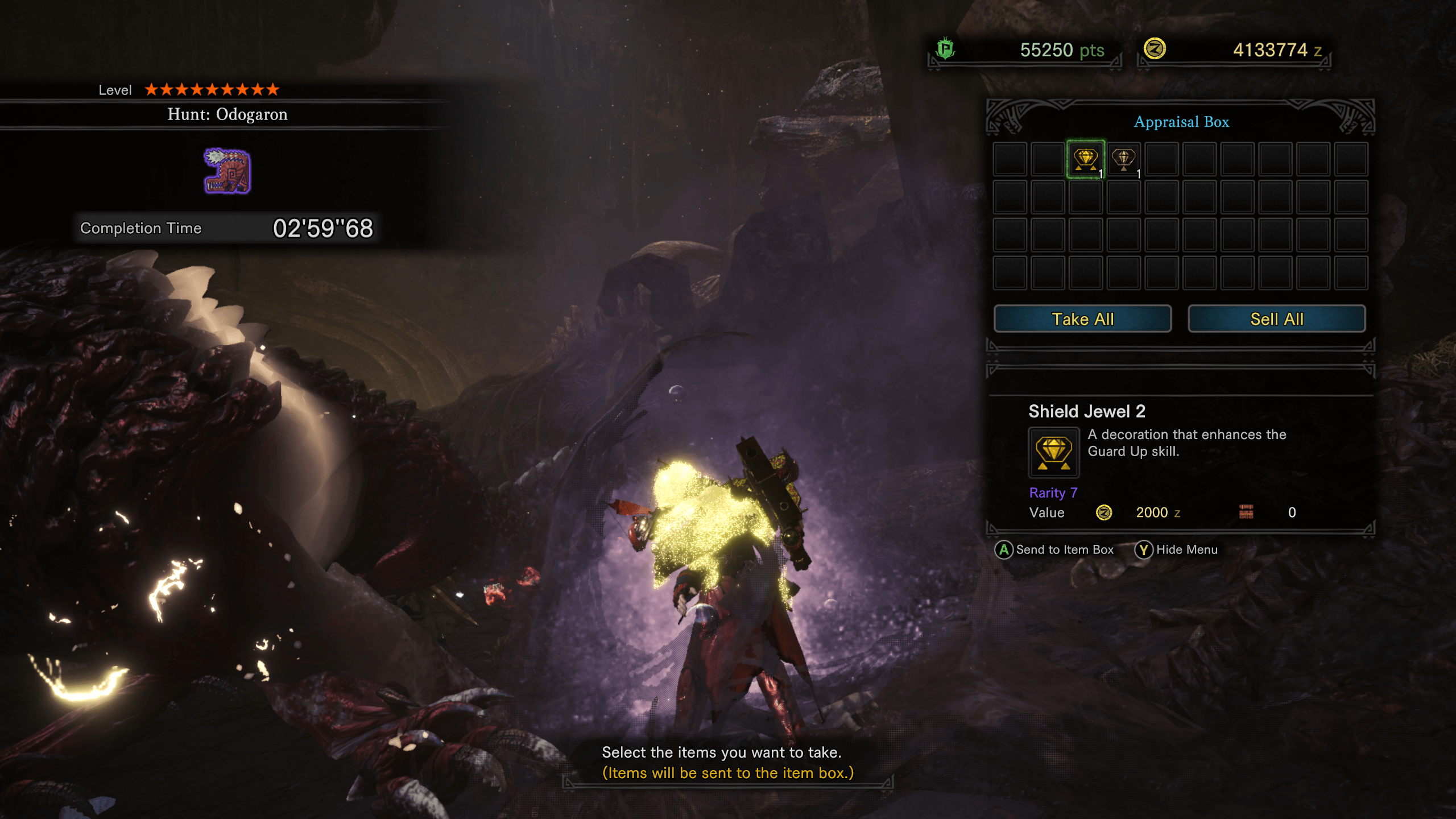 I was JUST saying I needed a Guard up jewel for Behemoth D r