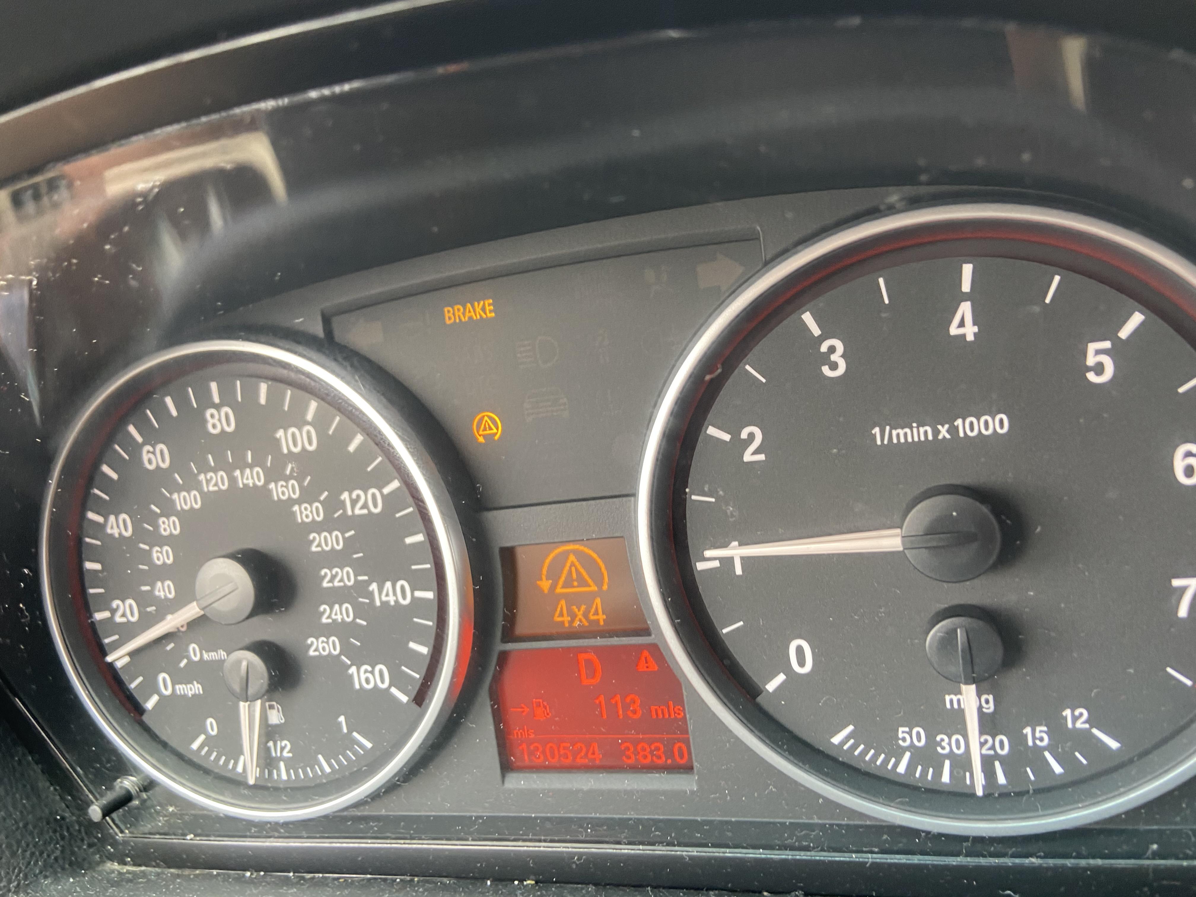 Warning Lights 1. (4x4 like with a triangle that has an explanation