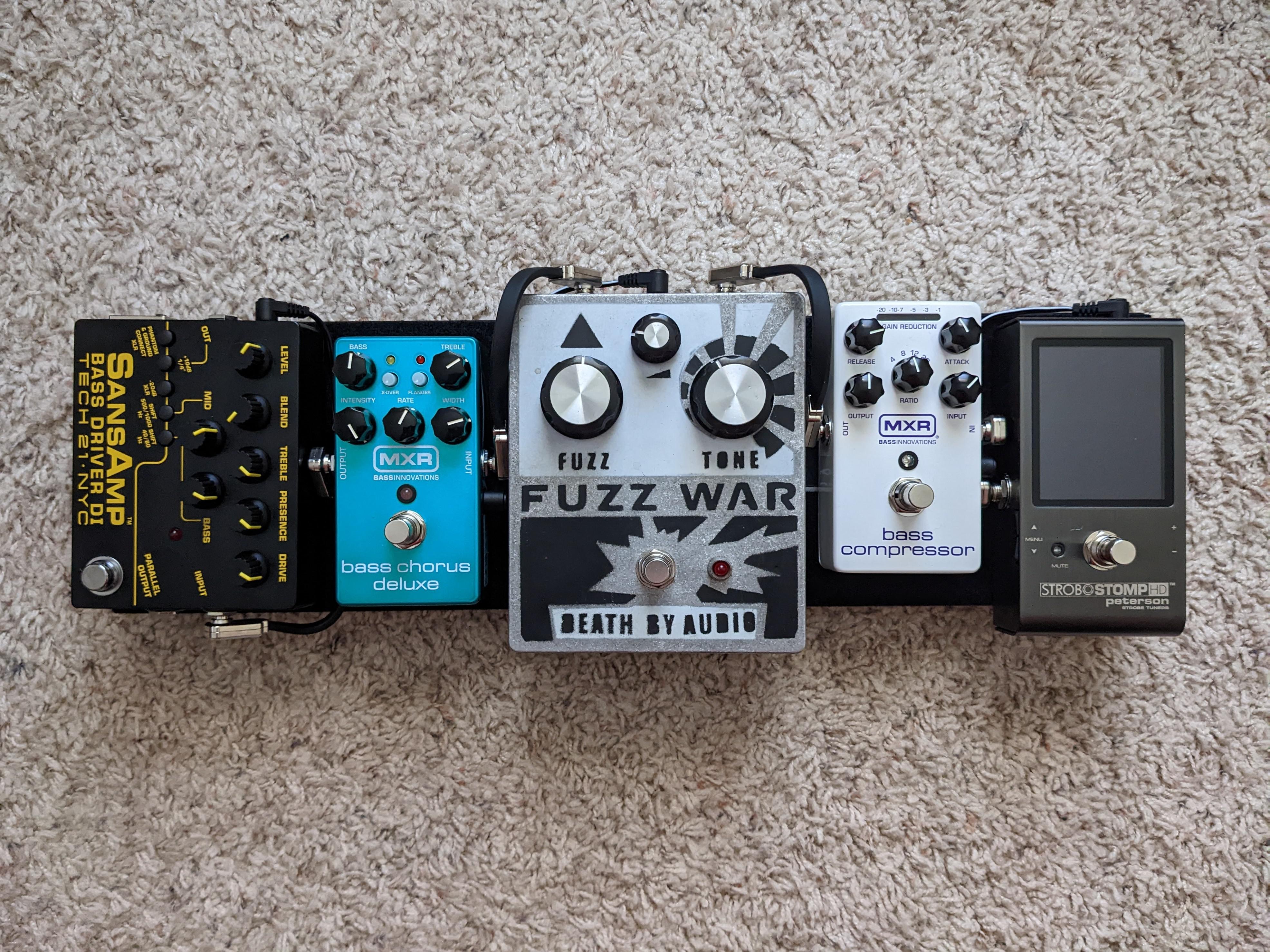 Got drafted into playing bass for a shoegaze band, how's the board look? r/basspedals
