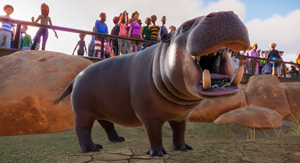 New Pygmy Hippopotamus Screenshot from Zookeeper Zone (Email)