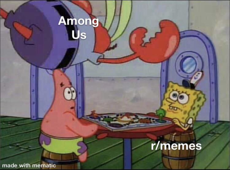 Among Us Is Everywhere Captions Hunter