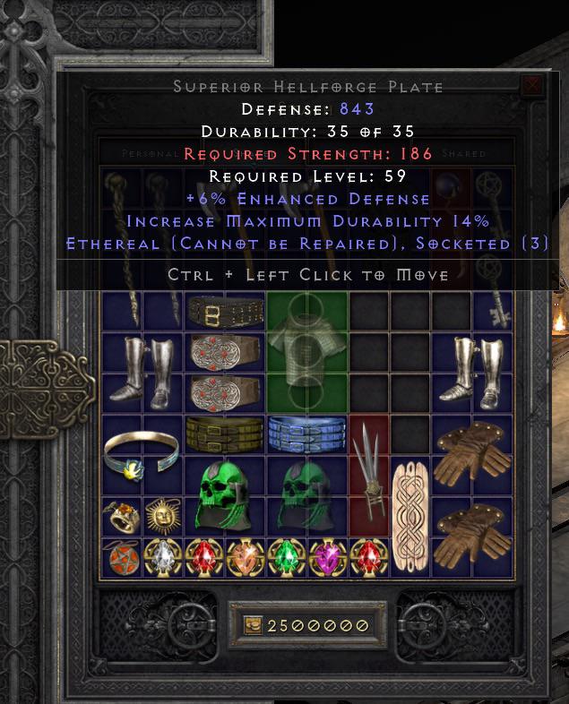 FT awesome merc treachery base (PC) r/Diablo_2_Resurrected