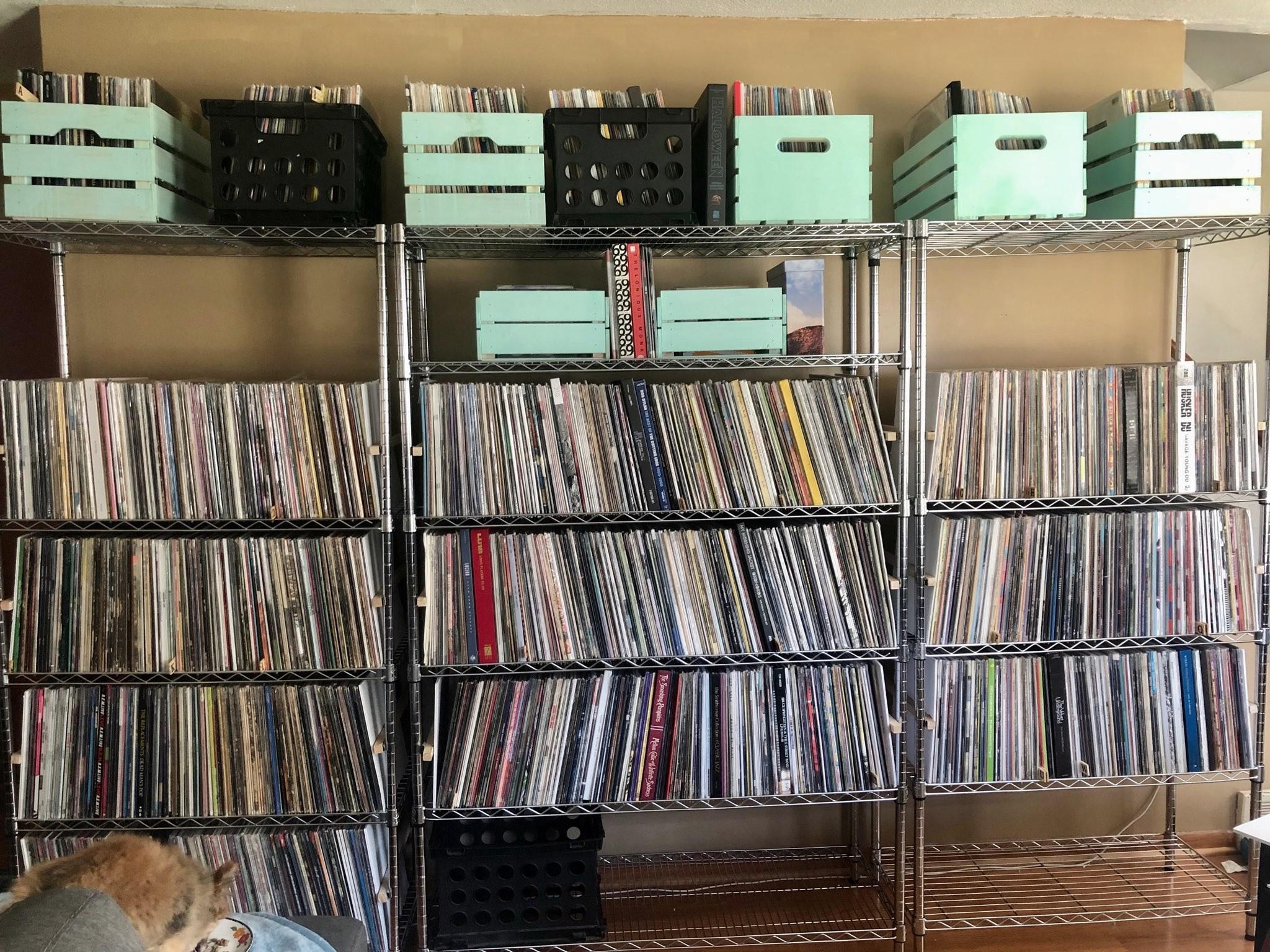 New Shelving Units r/vinyl