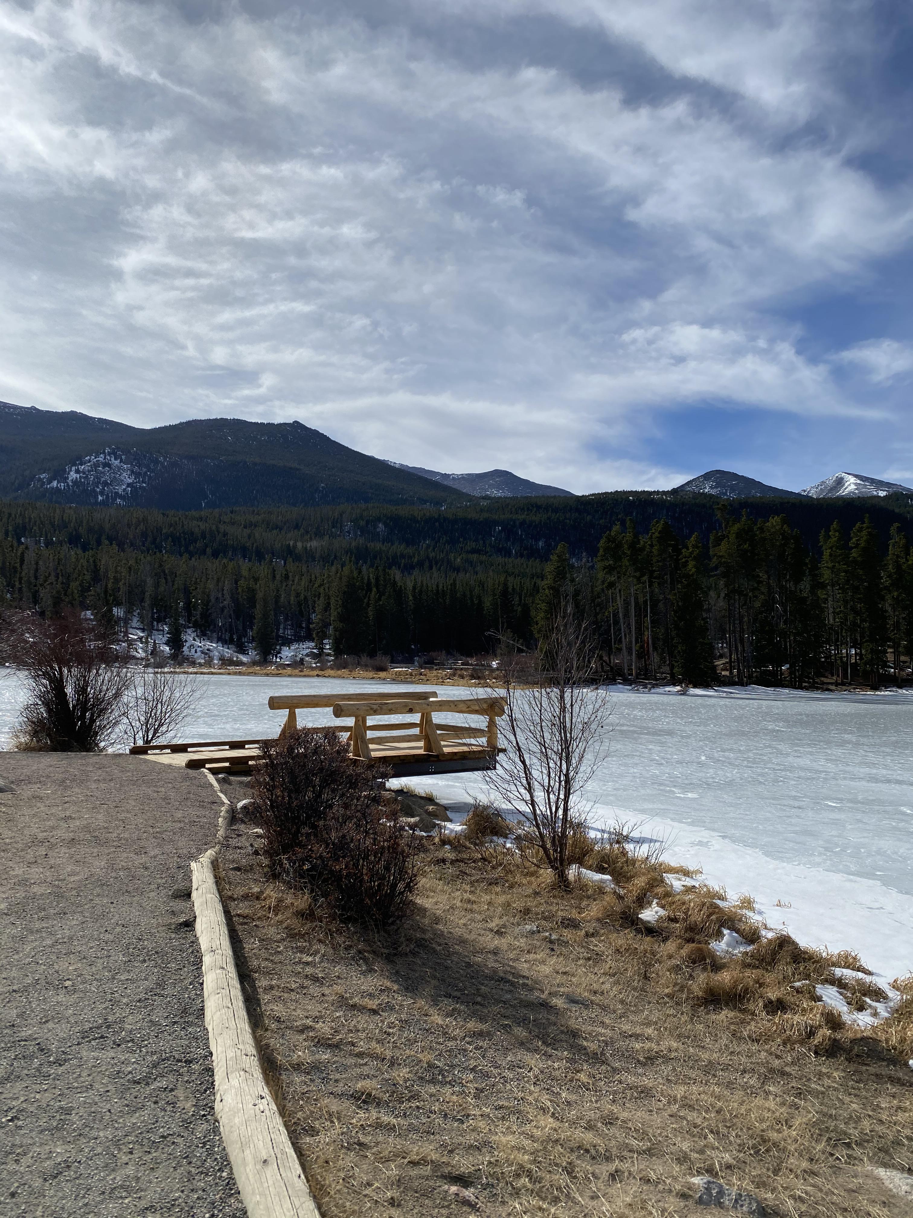 Slough lake this morning. r/Colorado