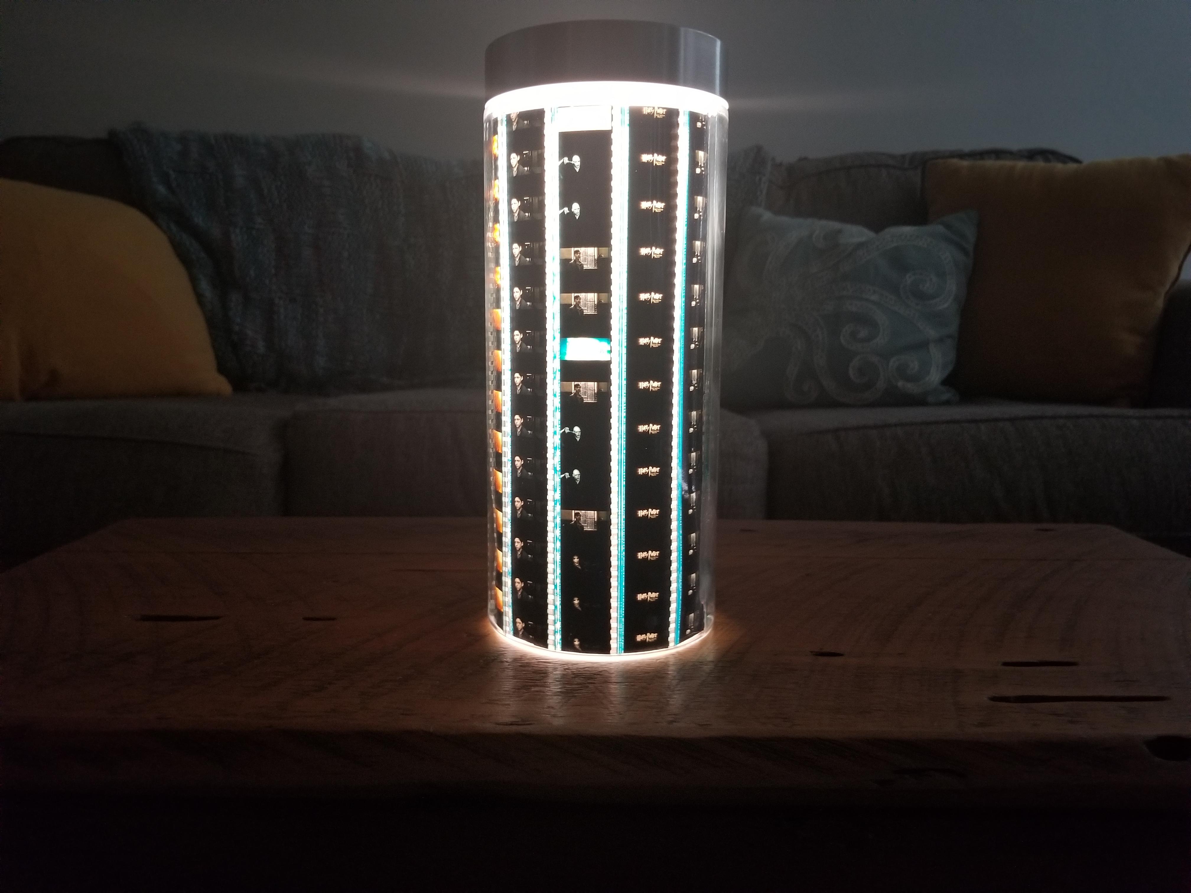 HalfBlood Lamp. Real film from the movie. r/harrypotter