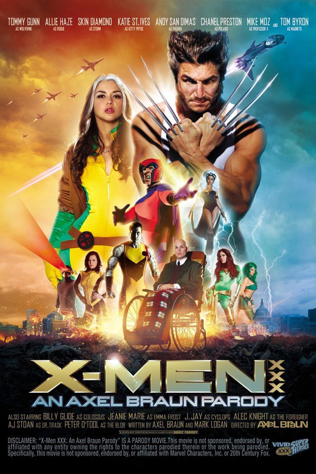 Funny how an X-Men porn parody has the characters looking better and