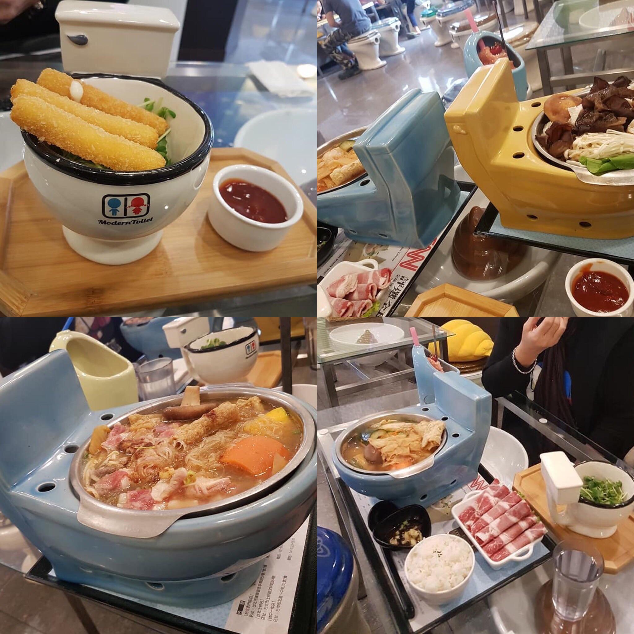 Modern Toilet Restaurant in Taiwan serving food in....toilets...?? r