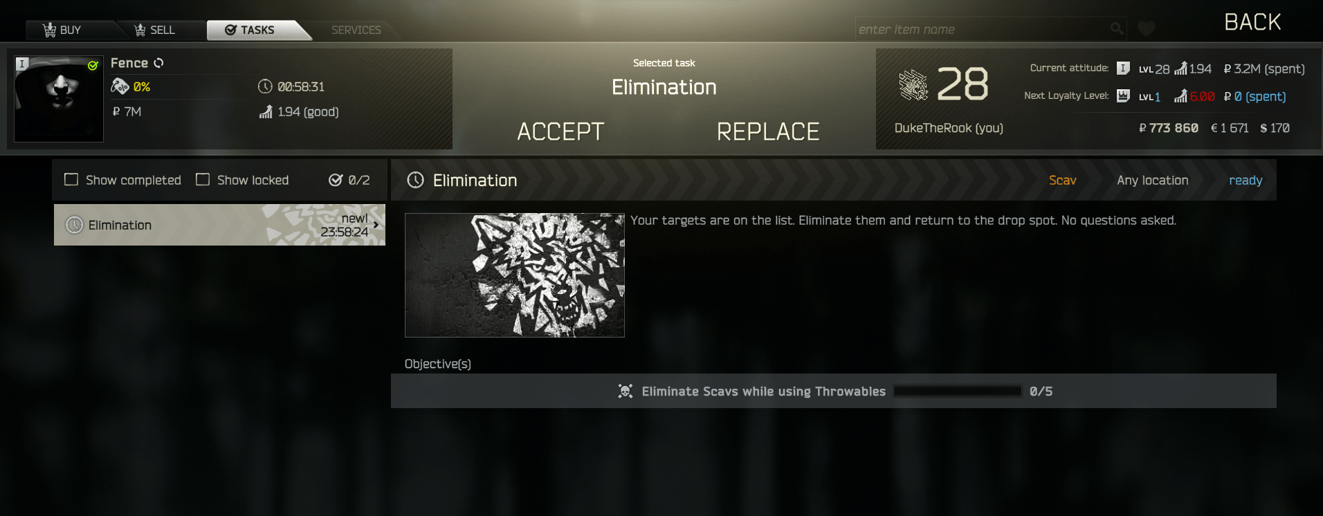 How does this task make sense? Fence task to kill scavs? r/Tarkov