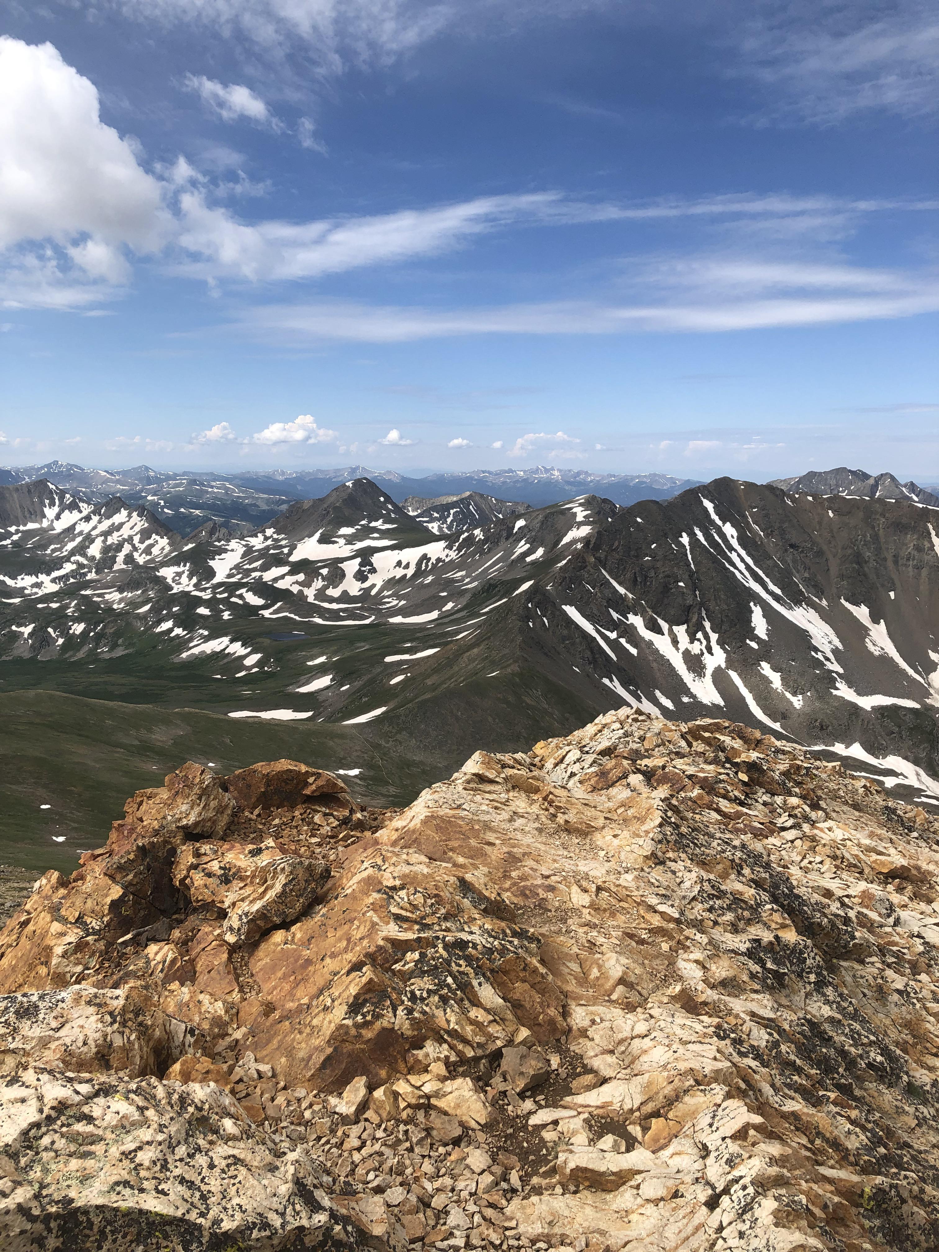 Backpacked three 14ers last week. This is Mount Belford! r/Outdoors