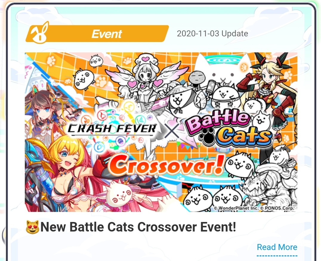 A 3rd Battle Cats Collab in my Crash Fever? It's more likely than you