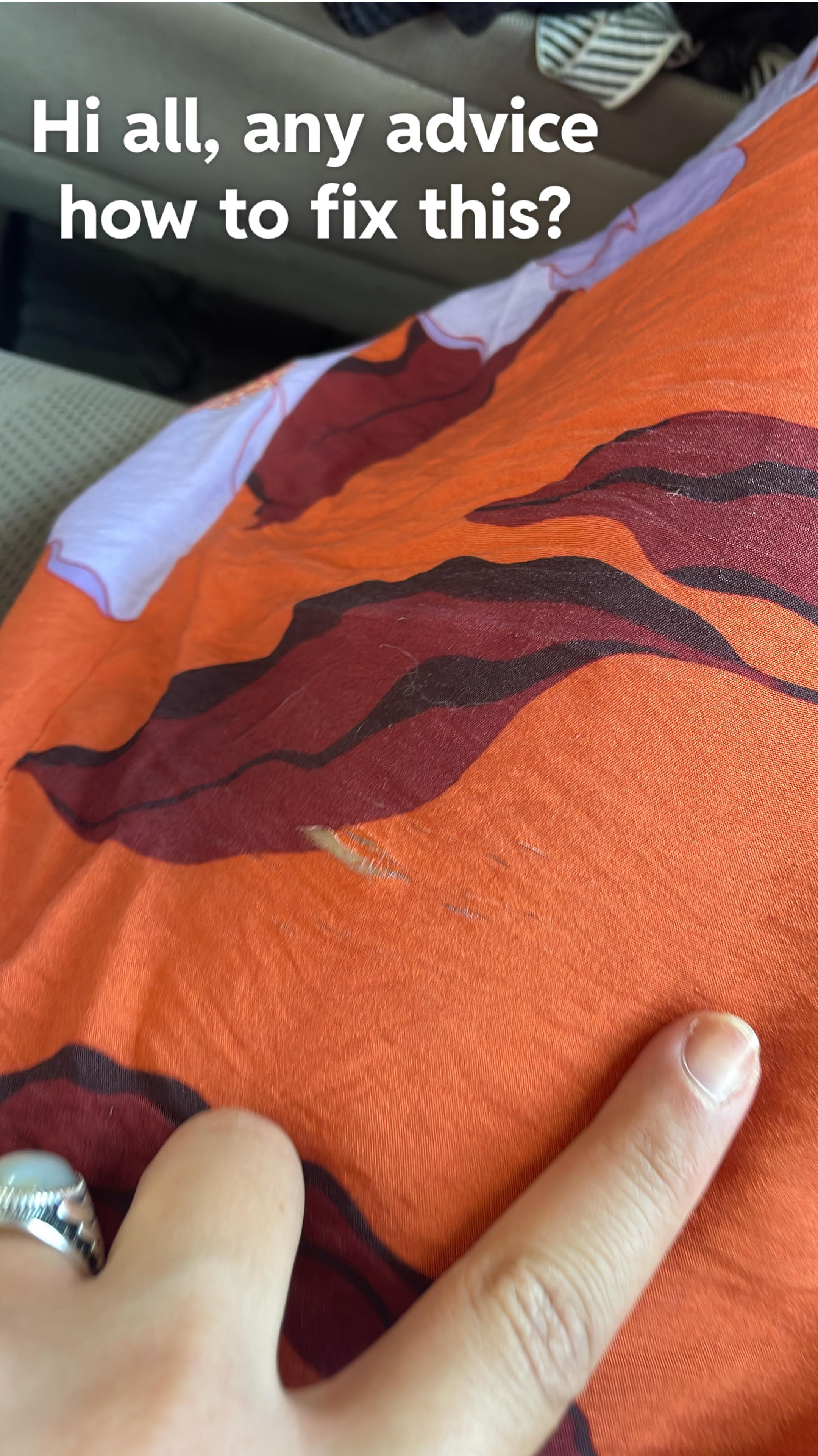 How to Fix Dress Iron Burn r/sewing