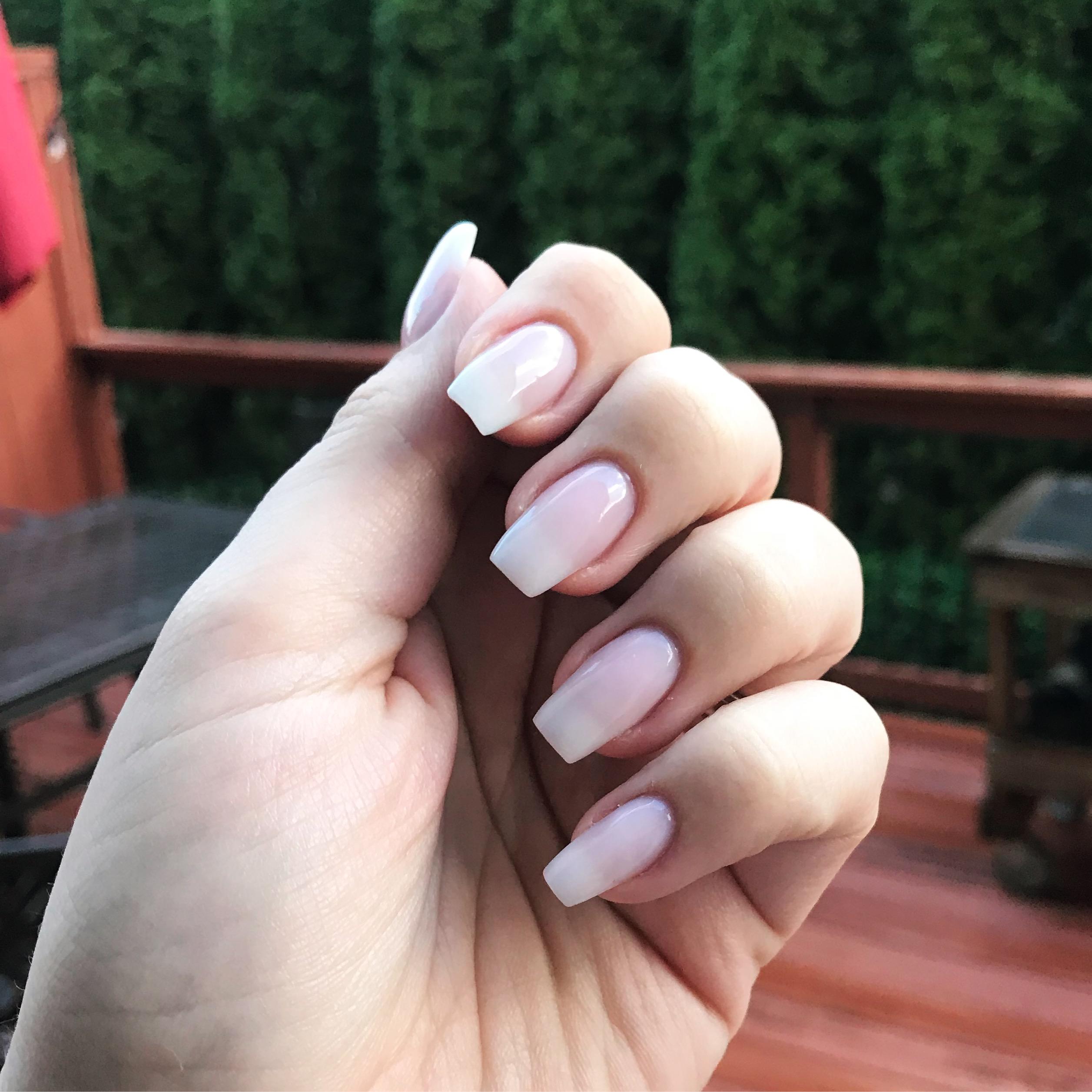 Baby Boomer Hard Gel Nails RedditLaqueristas