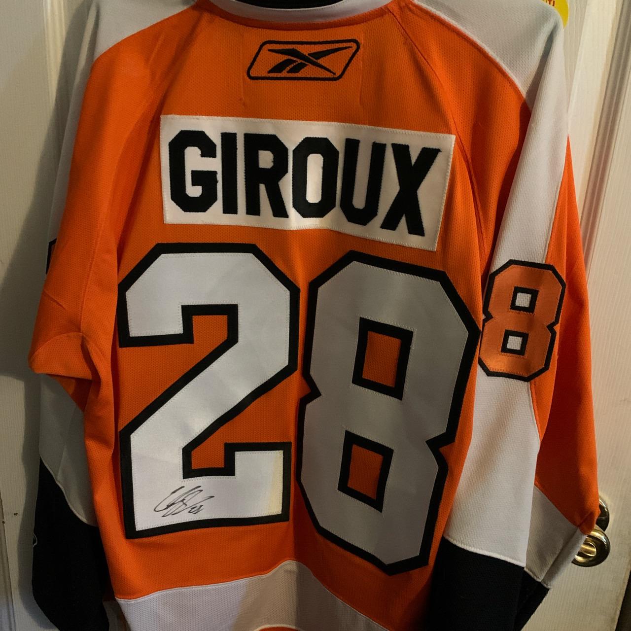 Signed Giroux Jersey, I was wondering if anyone had any clue on what it
