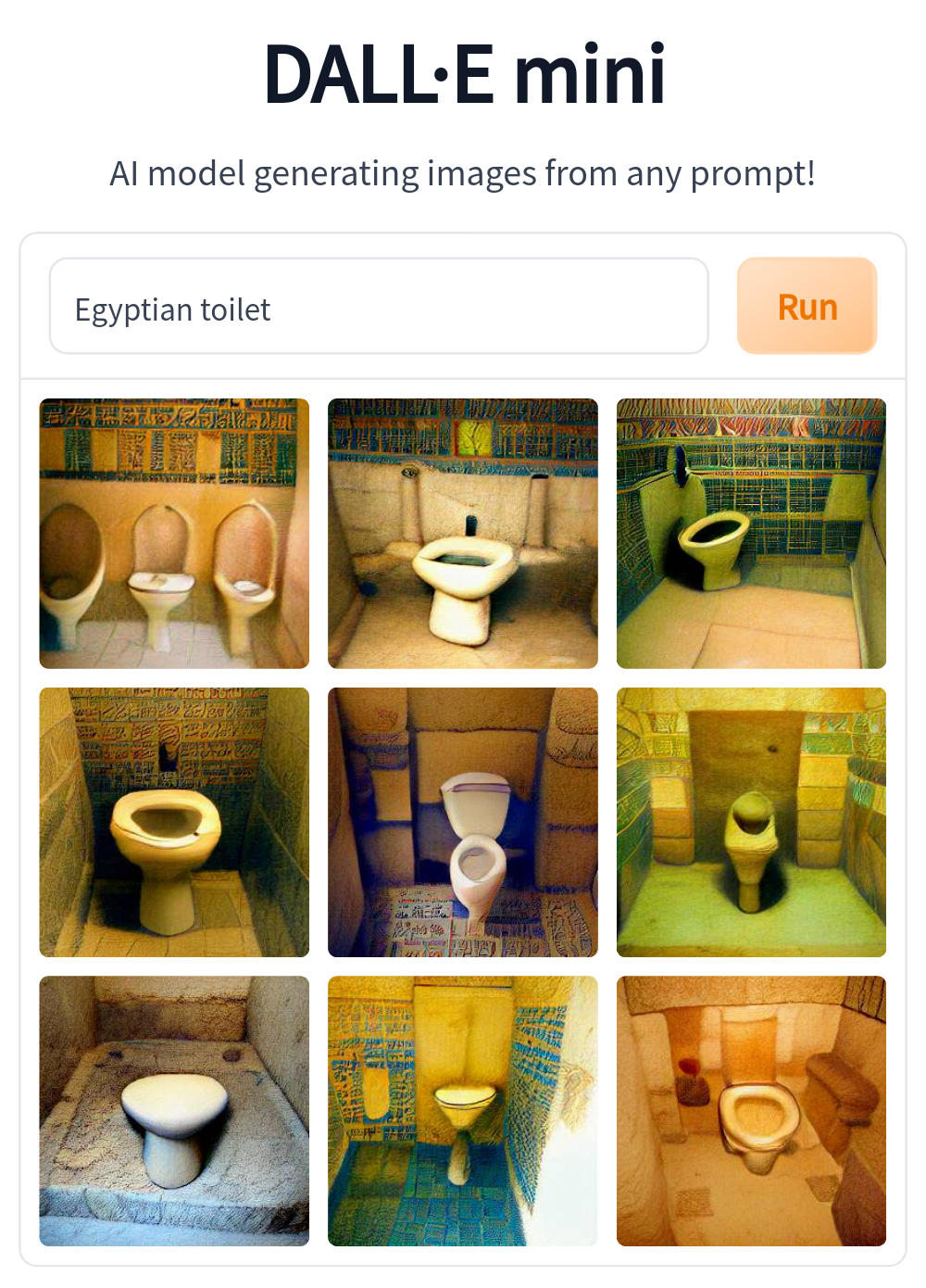 Ancient Egyptian Toilet