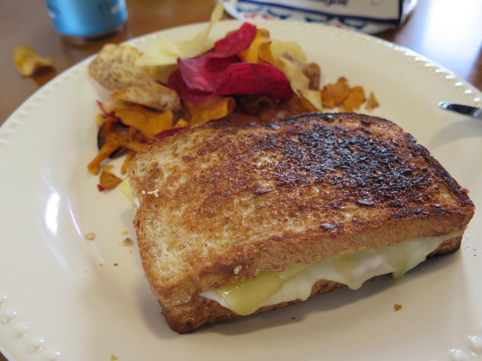 Provolone, cheddar and mozzarella r/grilledcheese