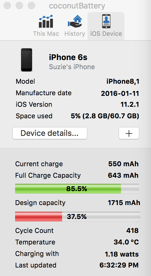 Want to see just how bad iphone 6s batteries can be? r/iphone