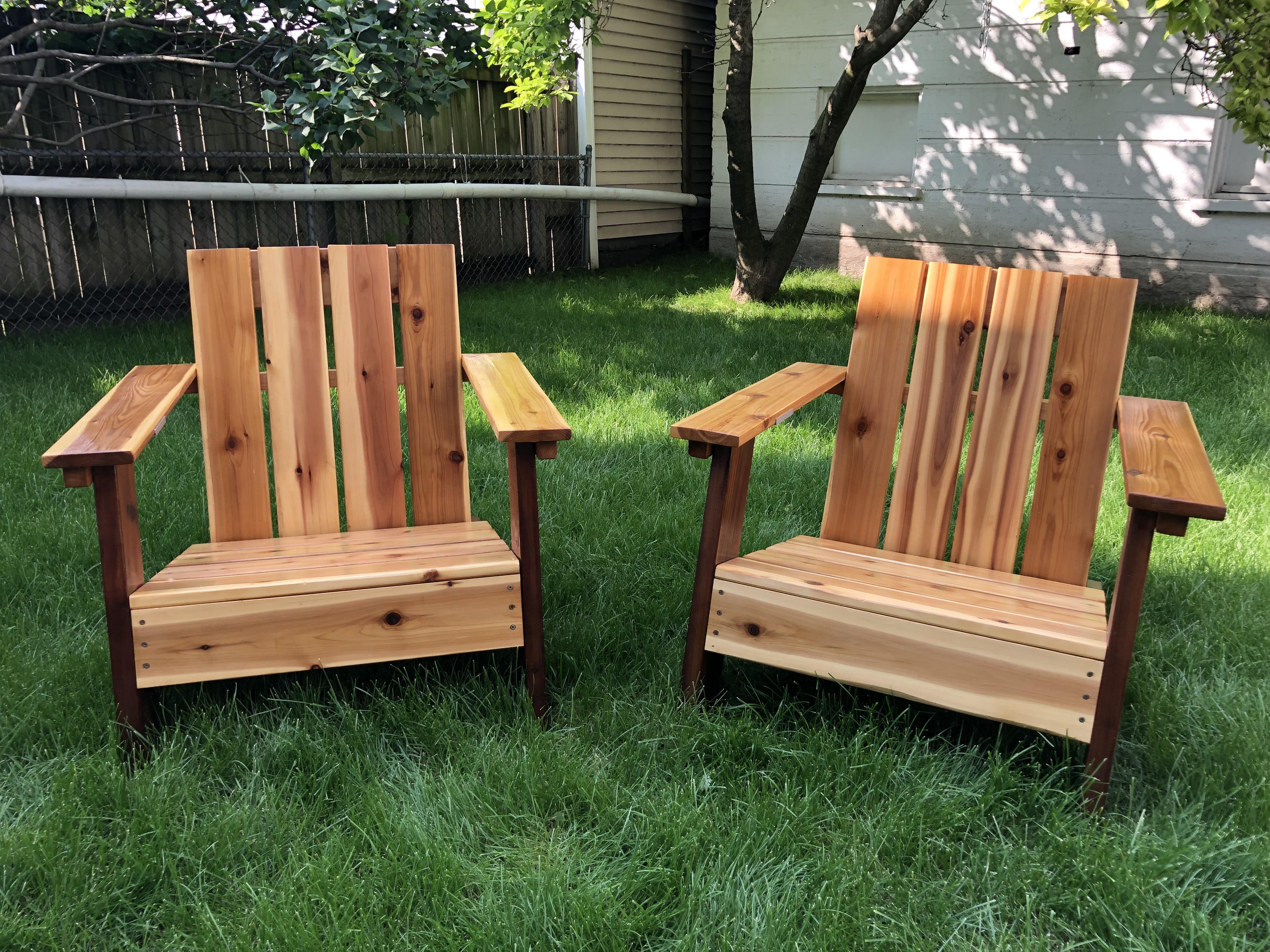 First Big Project! Adirondack Chairs r/woodworking