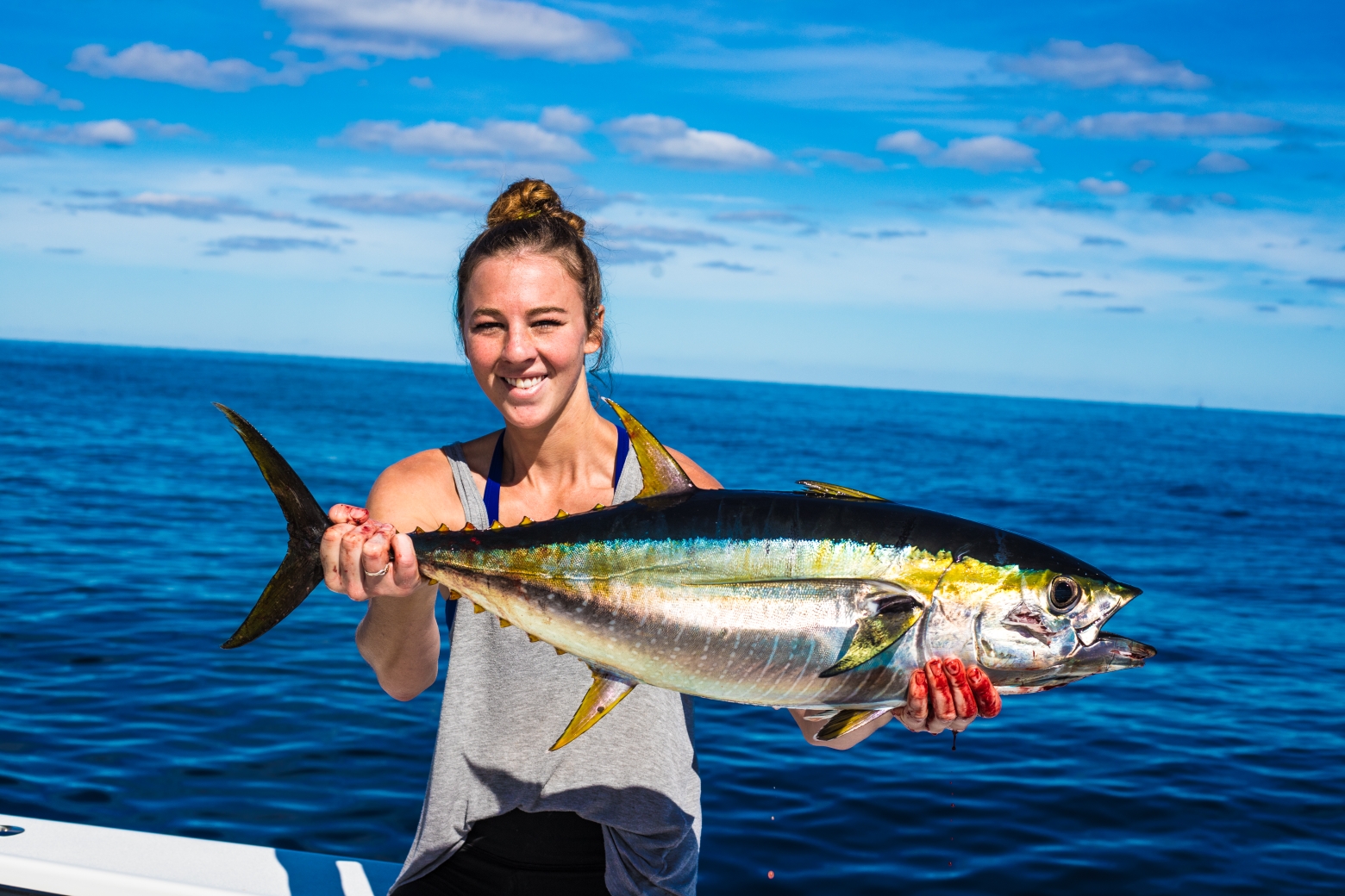 First yellowfin tuna. Can. Not. Wait. To chase these again in the